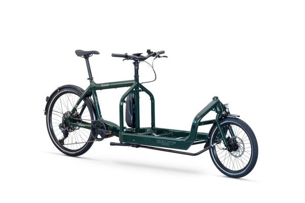 Larry vs Harry eBullitt EP600 cargo e-bike in Race, angled view
