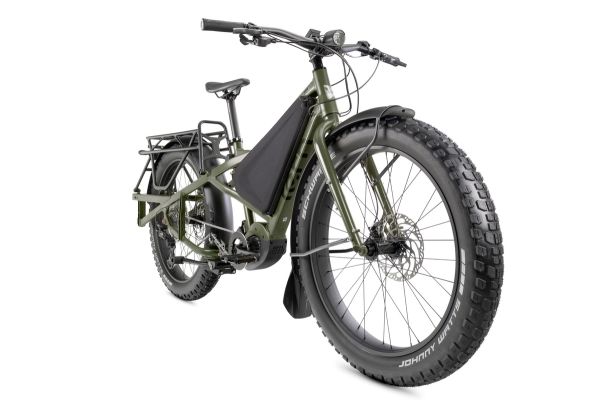 Tern Orox S12 in Pine green, front three-quarter view