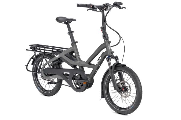 Tern HSD P5i e-bike in Basalt, three-quarter view
