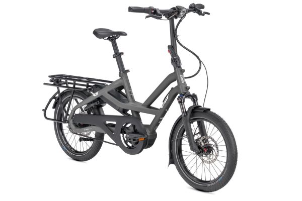 Tern HSD P5i e-bike in Basalt, three-quarter view