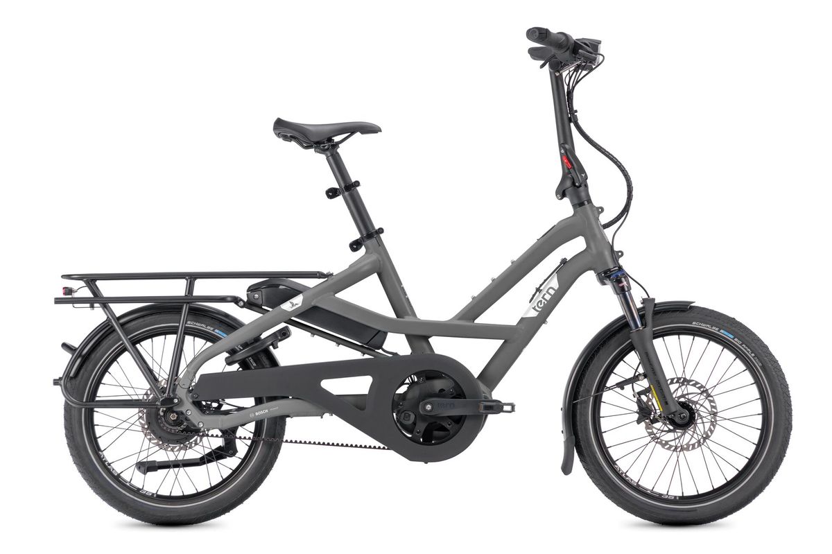 Tern HSD P00 e-bike in Basalt, side view