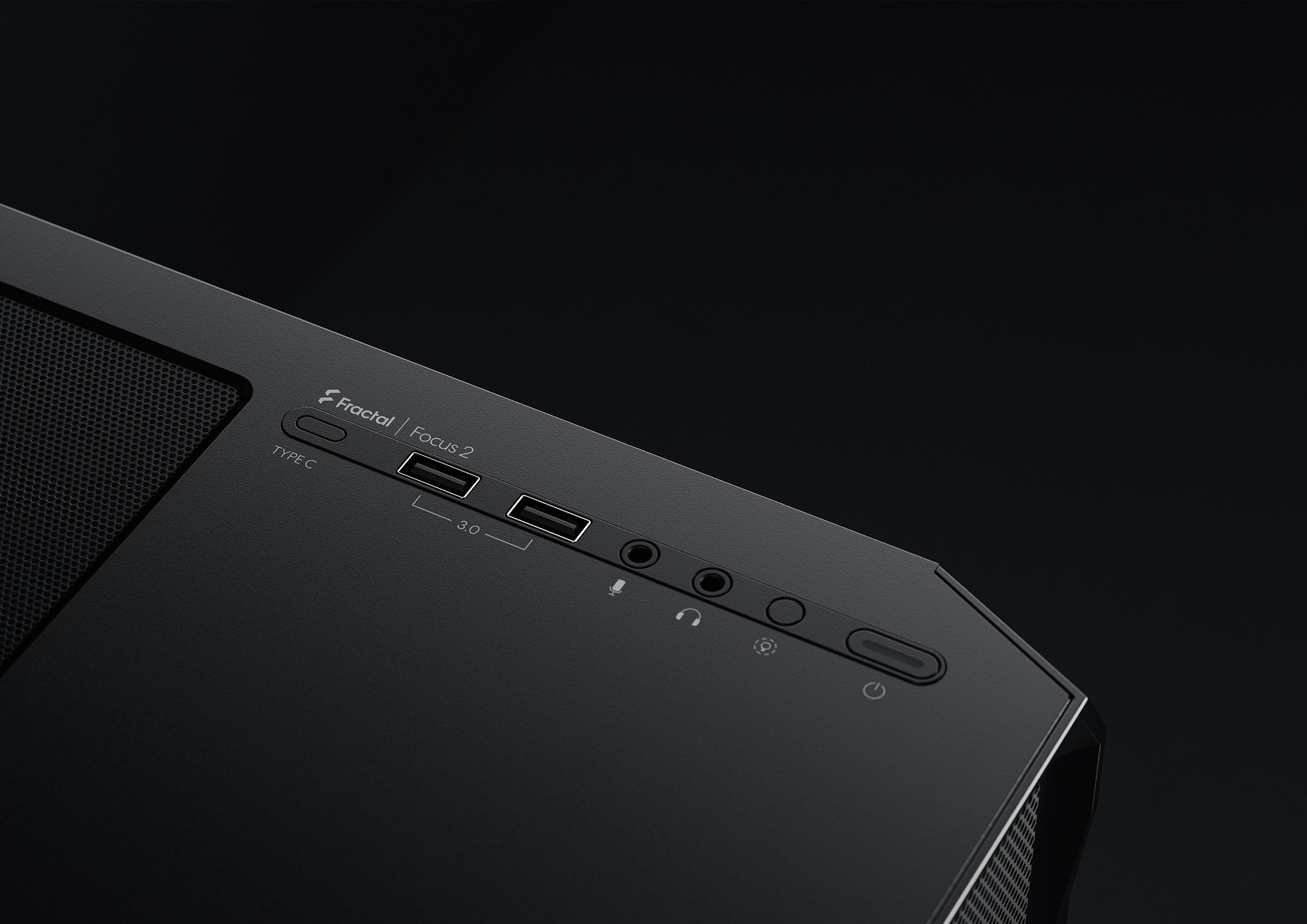Focus 2 Black Solid | Fractal Design