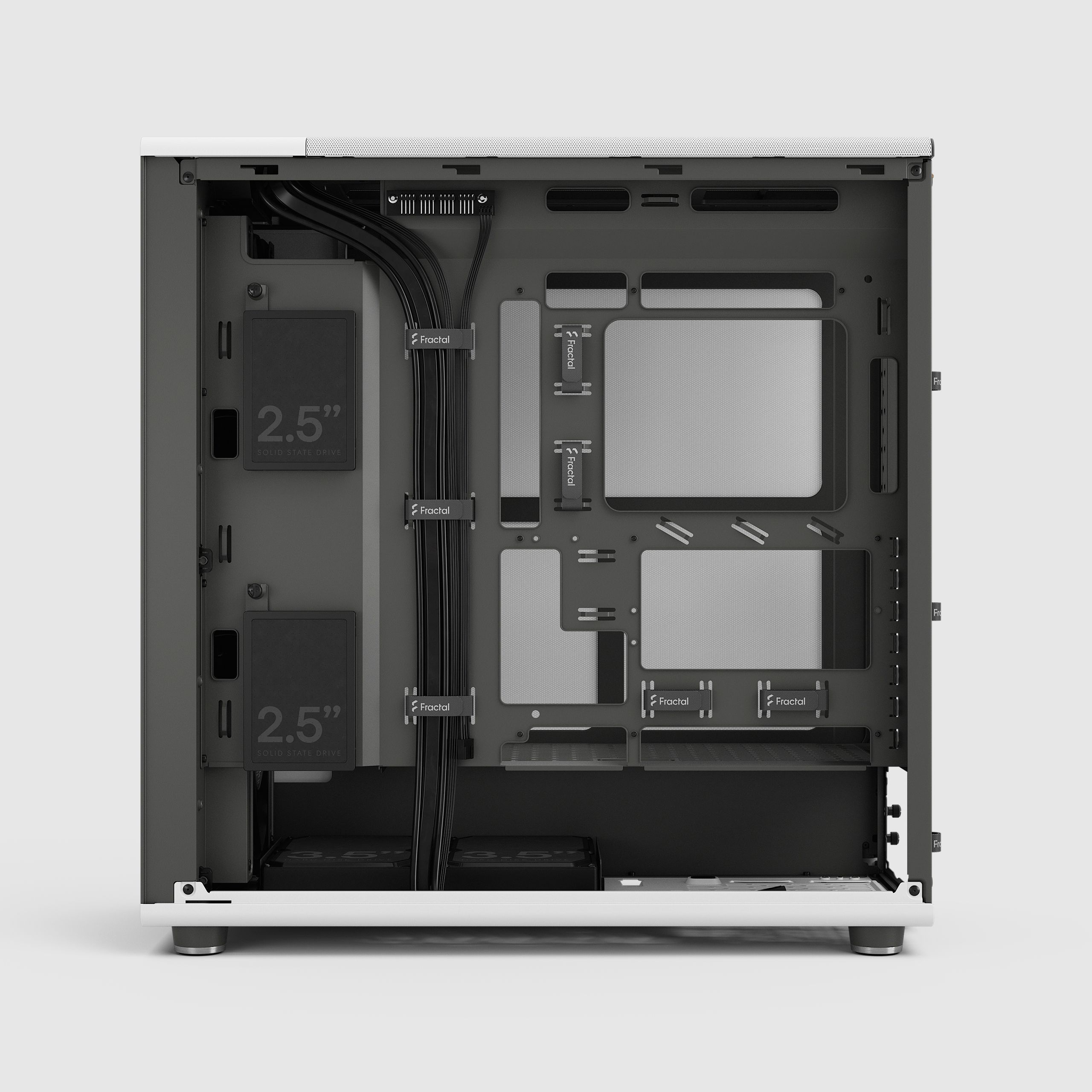 PCケース(自作PC用) Fractal Design North XL Chalk White TG North XL Chalk White Mesh | Fractal Design