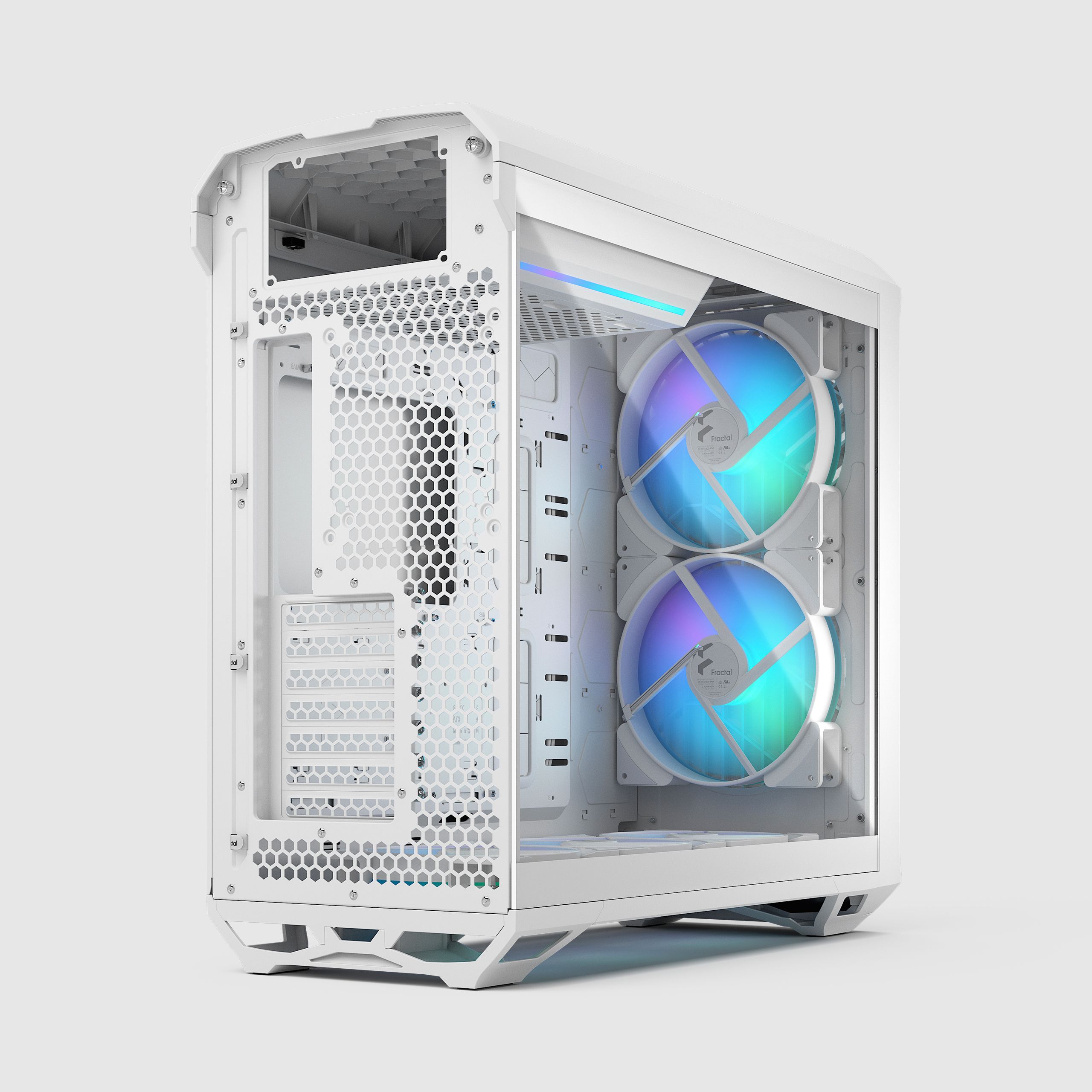 Torrent RGB White TG Clear Tint | Fractal Design
