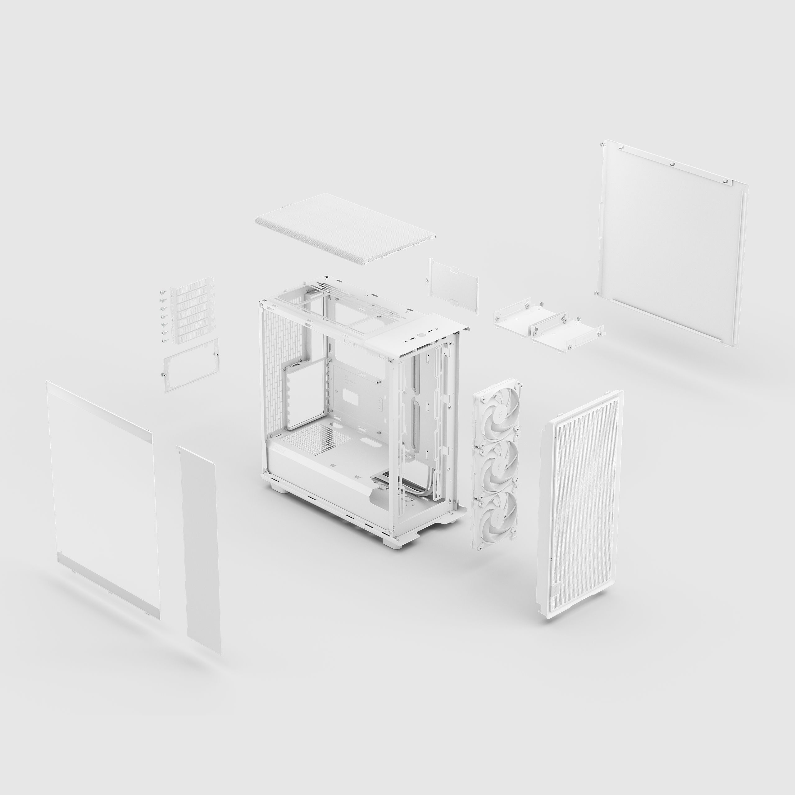 Epoch White TG Clear tint | Fractal Design