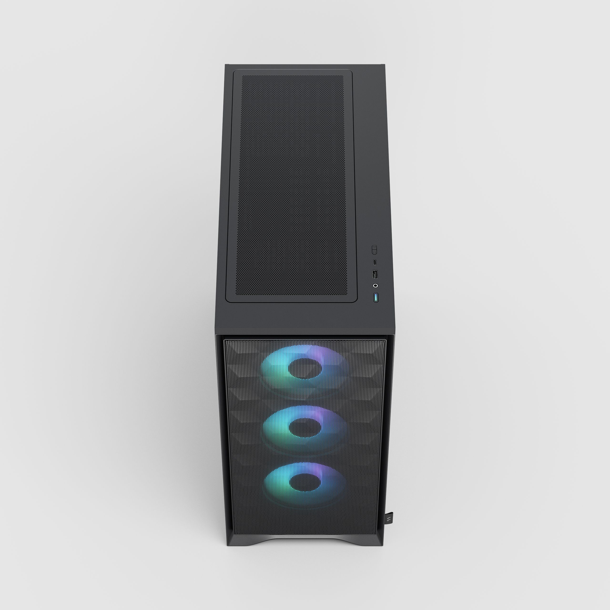 Pop 2 Air Black TG RGB | Fractal Design