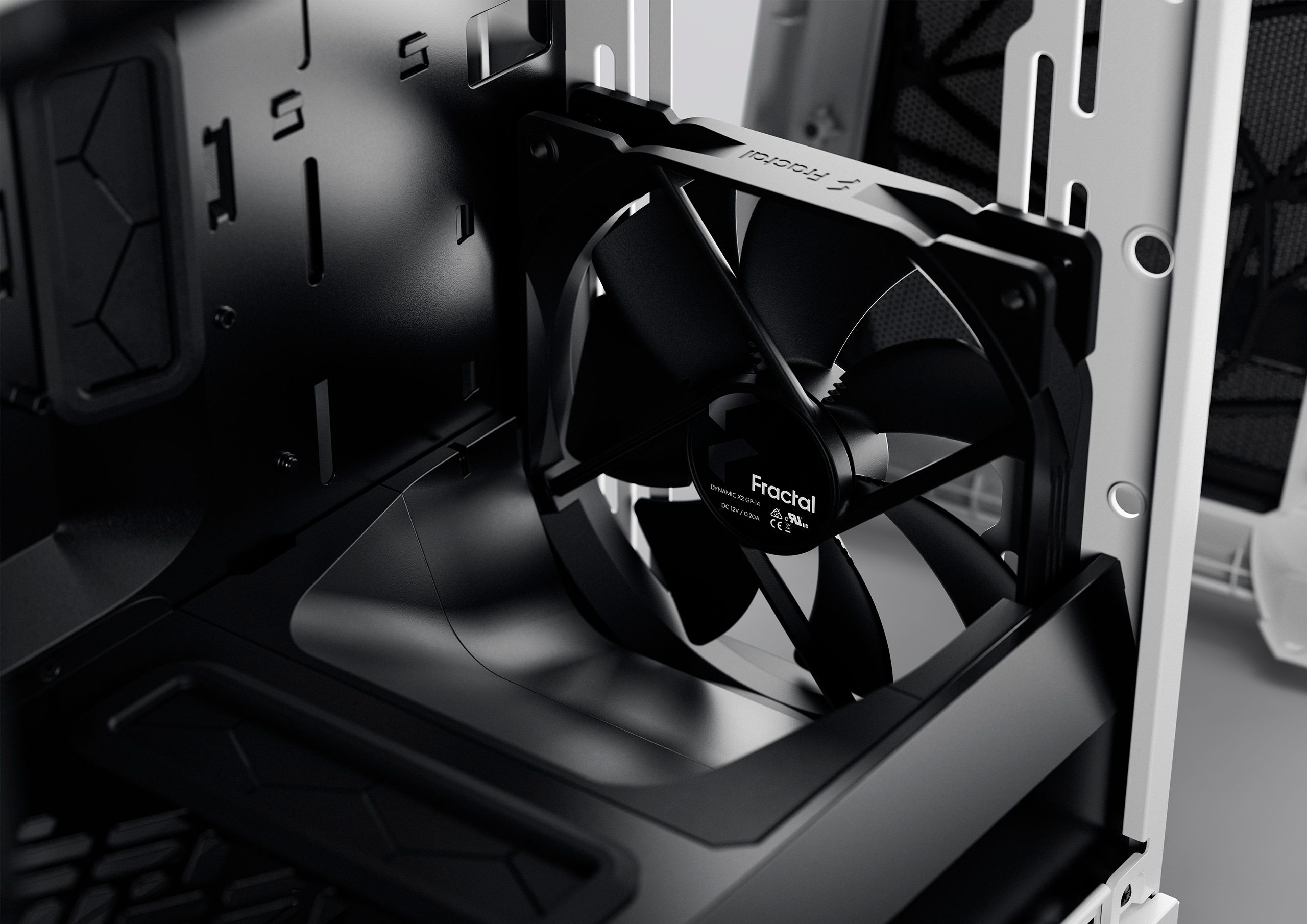 Meshify 2 Nano White TG Clear Tint | Fractal Design
