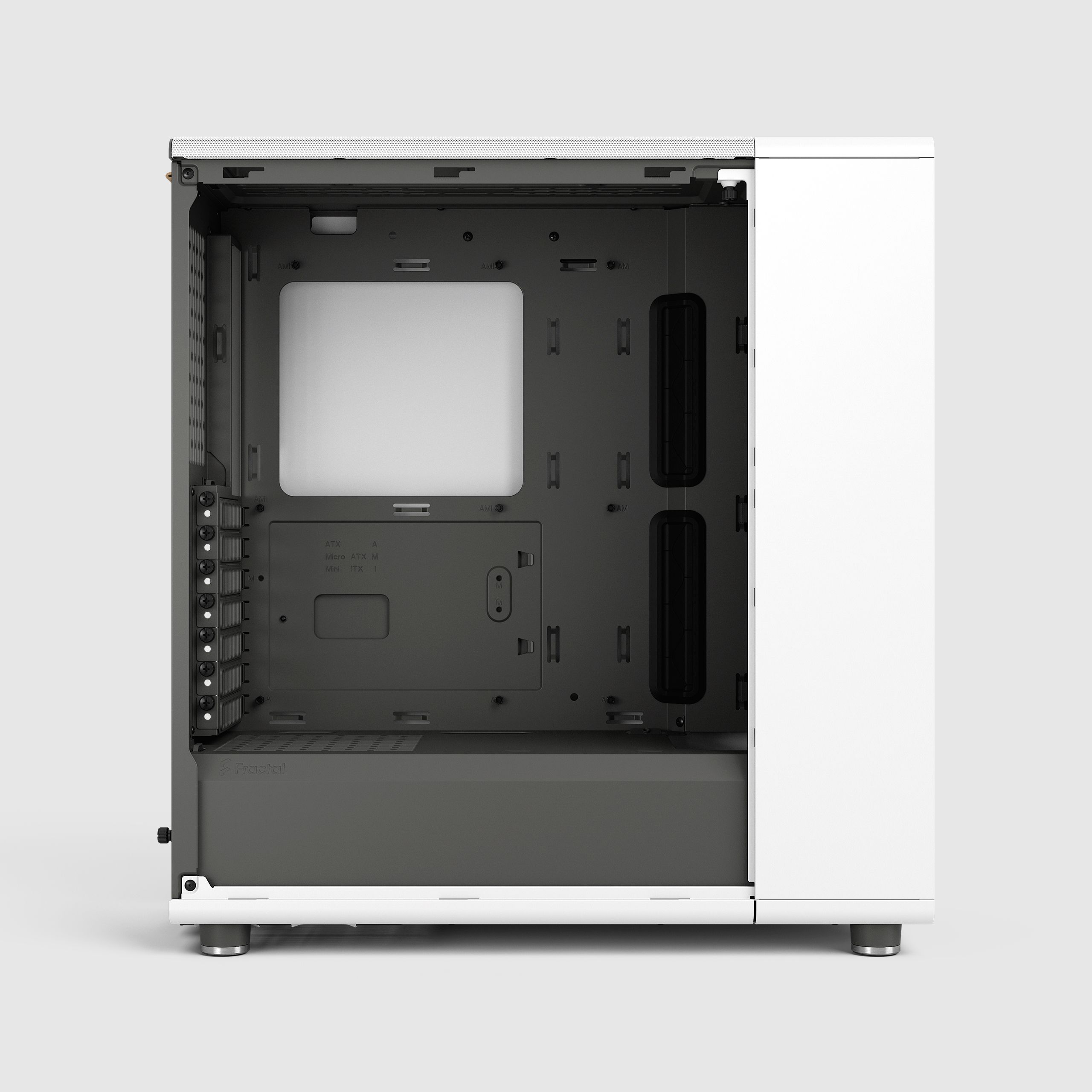 North Chalk White TG Clear | Fractal Design