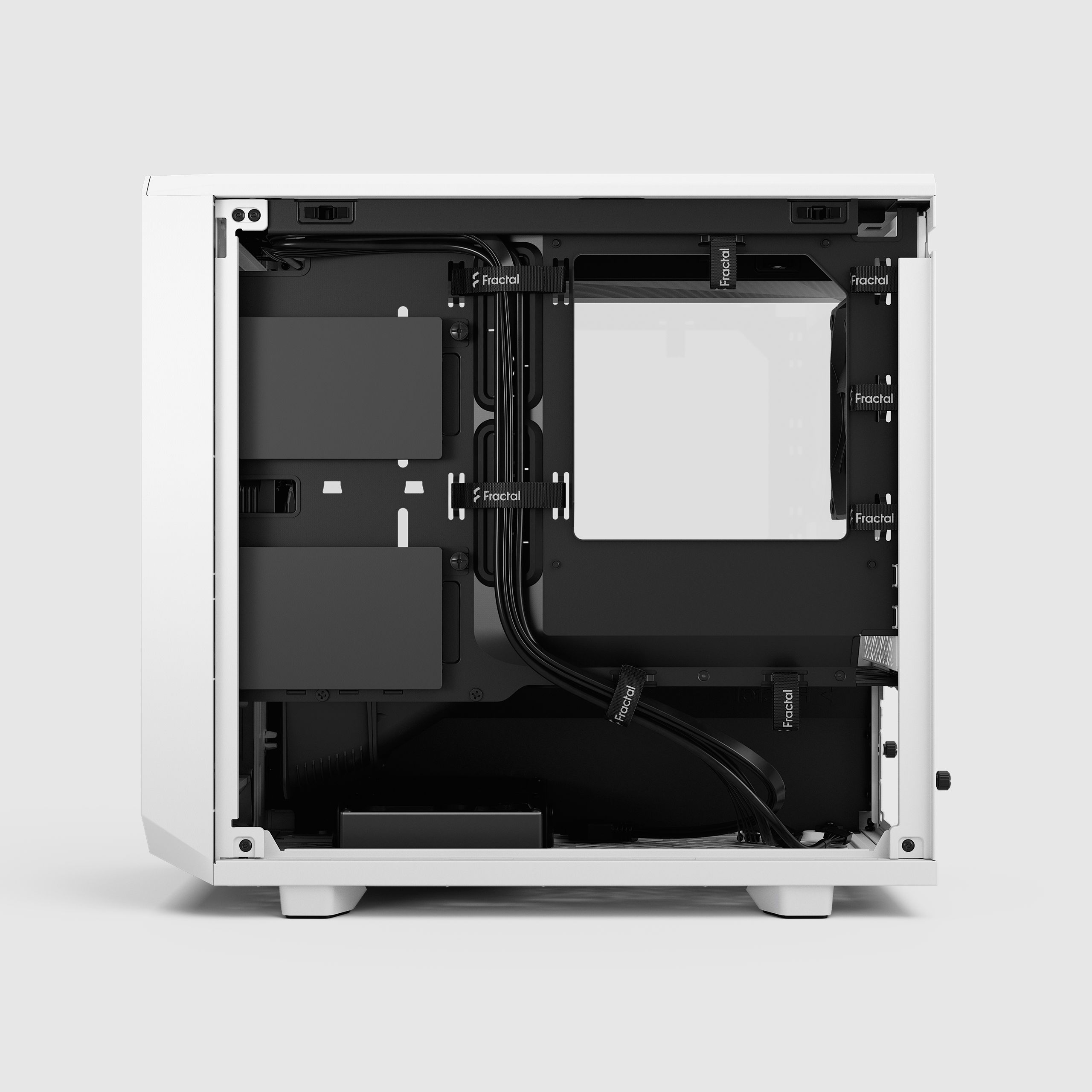 Meshify 2 Nano White TG Clear Tint | Fractal Design