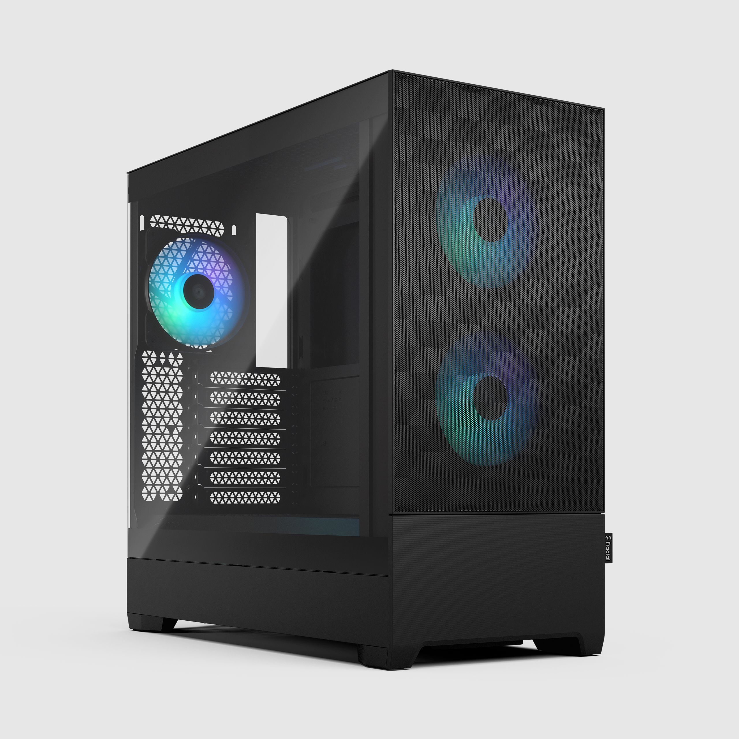 Pop Air RGB Black TG Clear Tint | Fractal Design