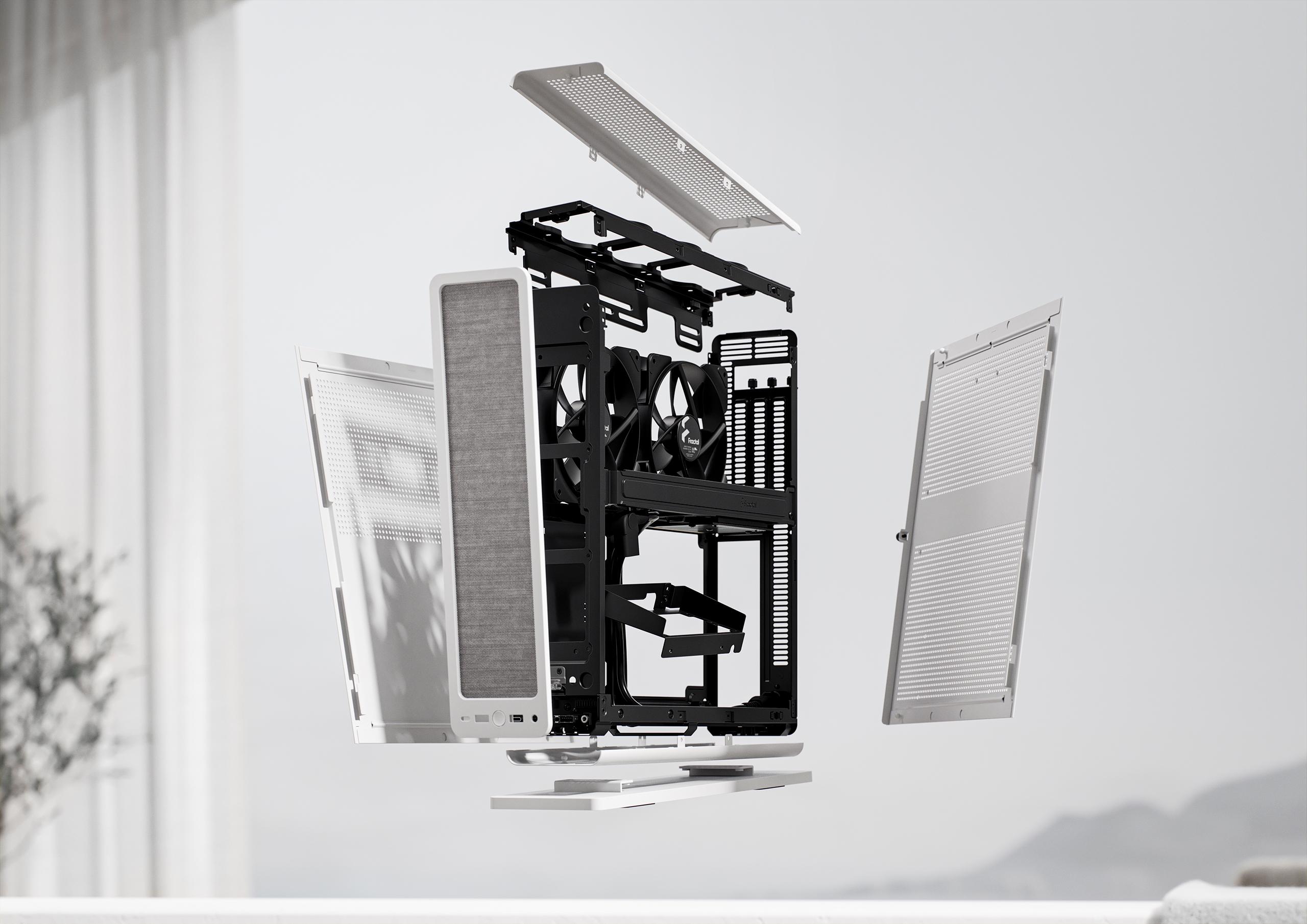Horizontal Ridge Line Design Ridge PCIe 4.0 White | Fractal Design