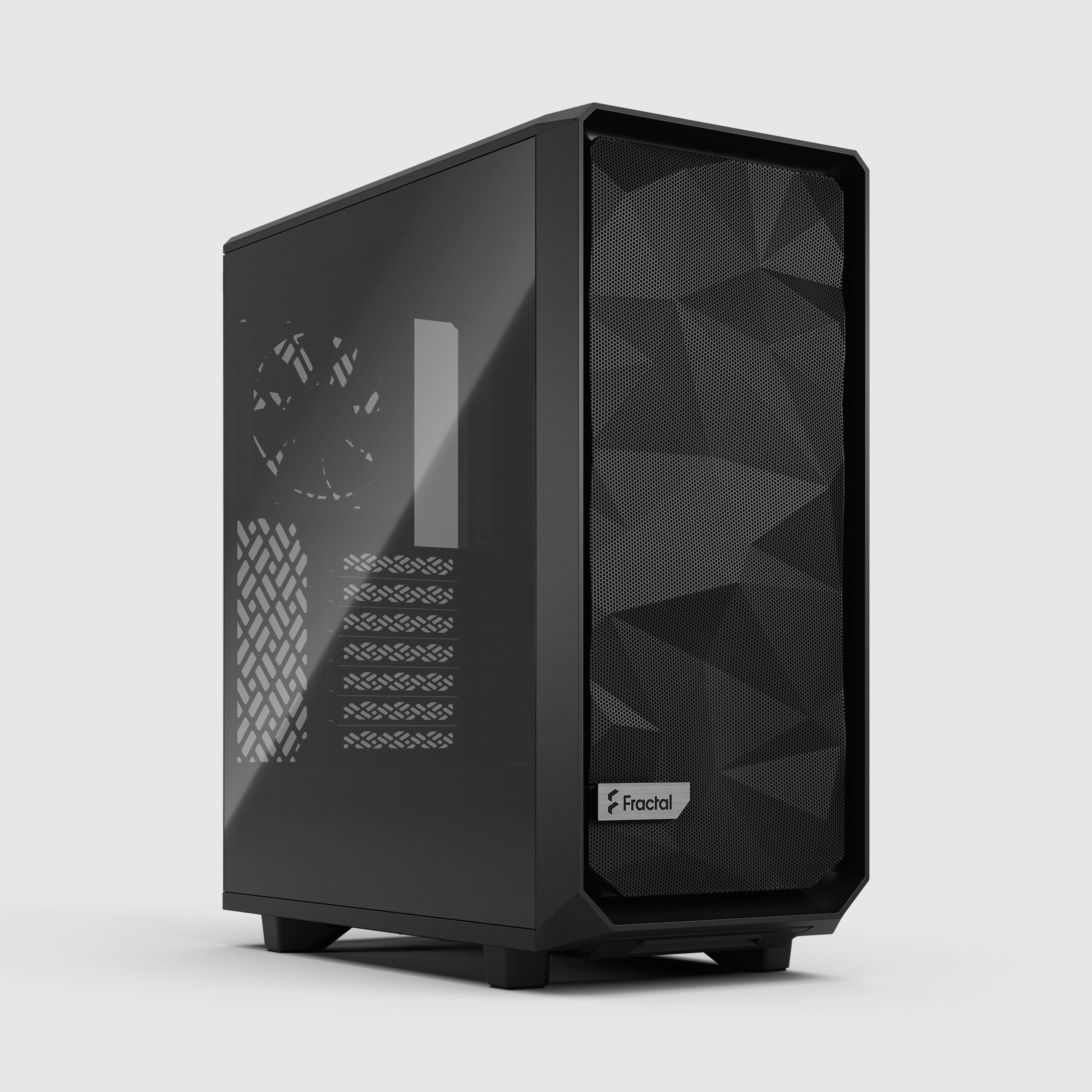 Fractal Meshify 2 compact solid と TG Meshify 2 Compact Black - Dark TG | Fractal Design