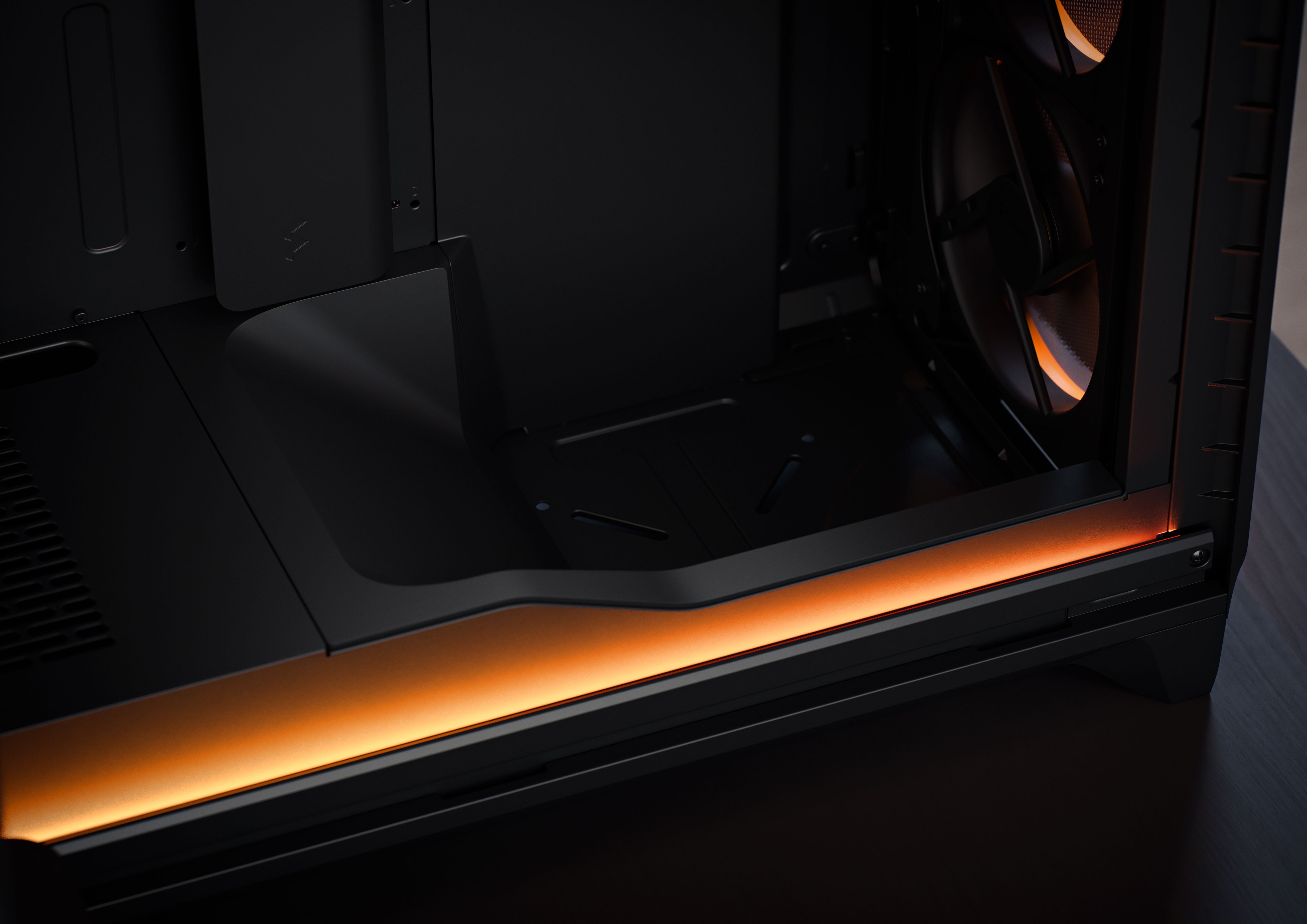 Meshify 3 XL Ambience Pro RGB Black TG Light Tint | Fractal Design