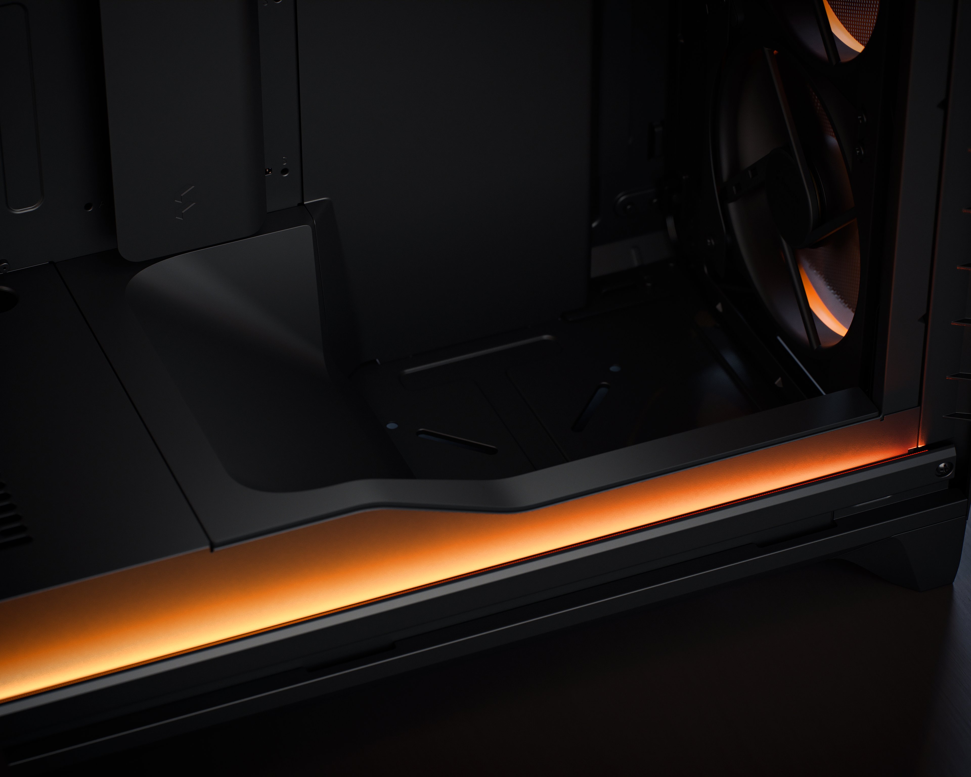Meshify 3 XL Ambience Pro RGB Black TG Light Tint | Fractal Design