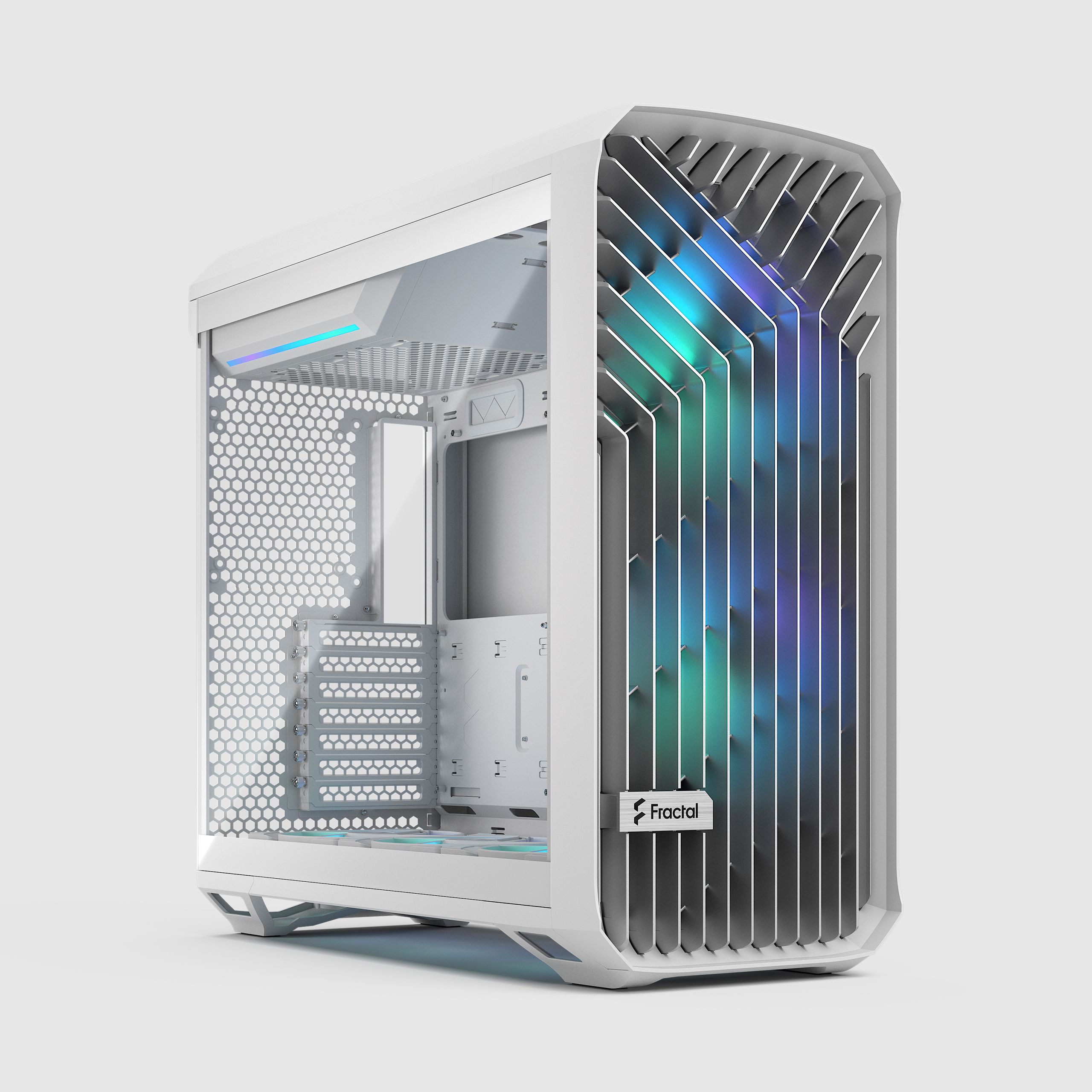 Torrent RGB White TG Clear Tint | Fractal Design