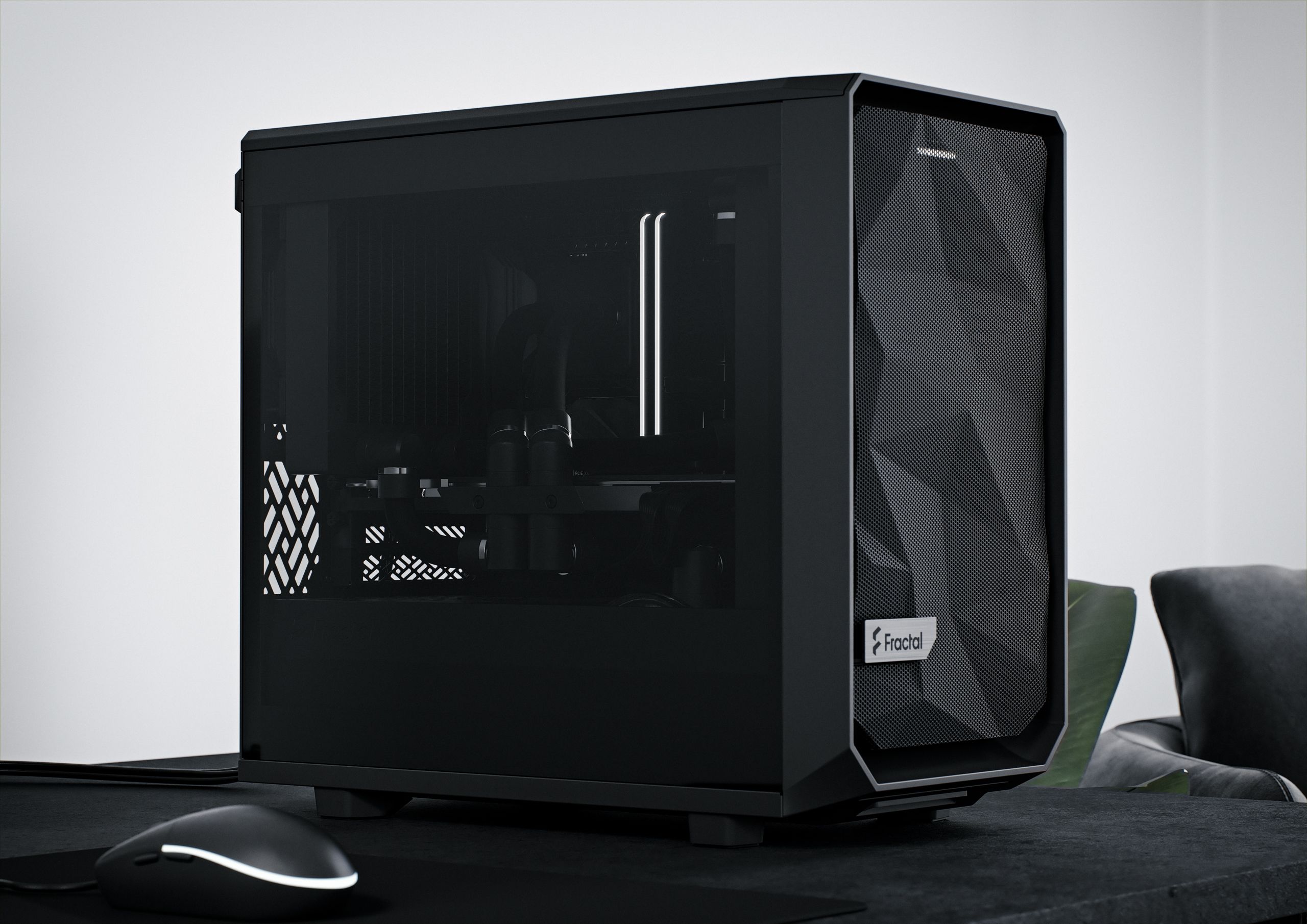 Meshify 2 Nano White TG Clear Tint | Fractal Design