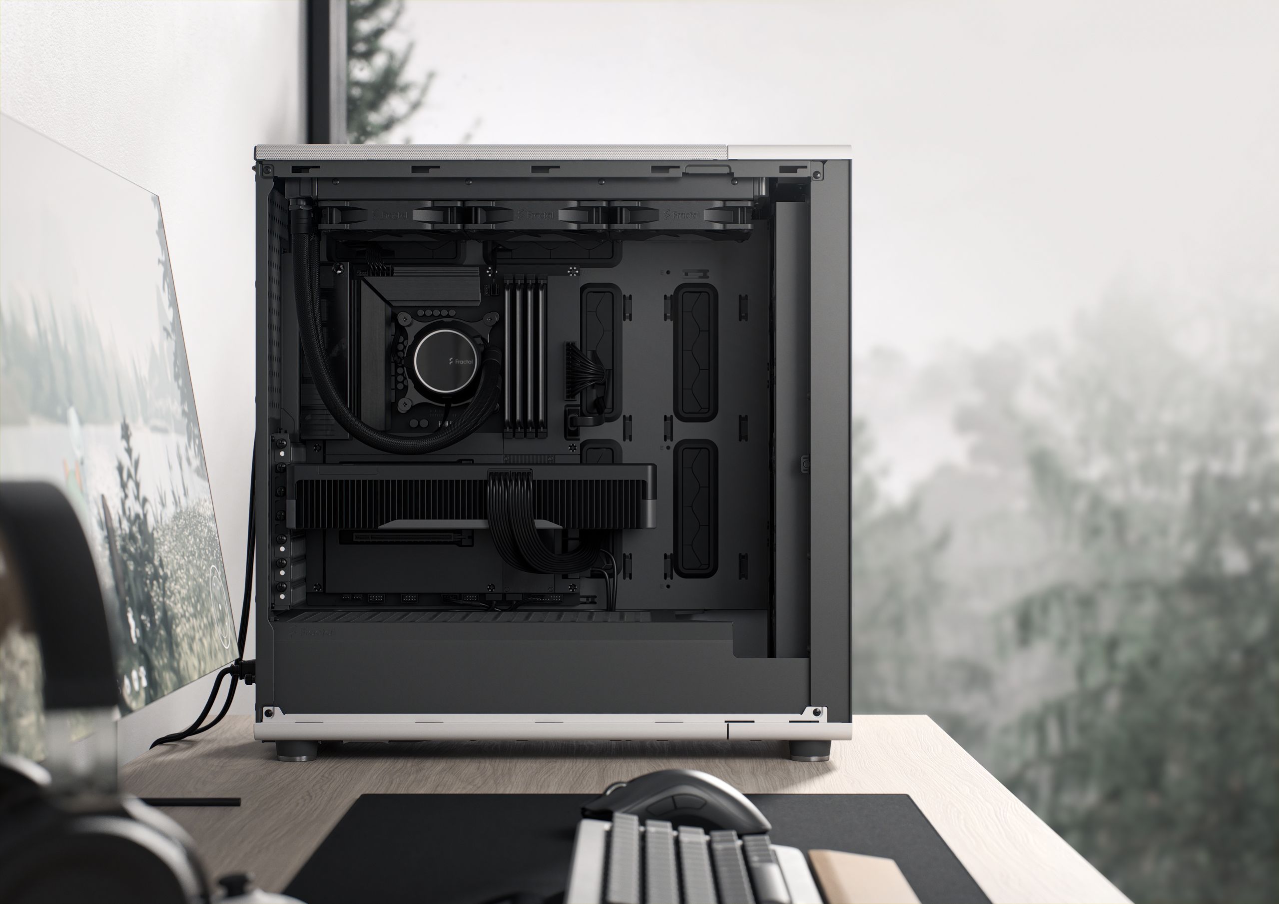 North XL Chalk White Mesh | Fractal Design
