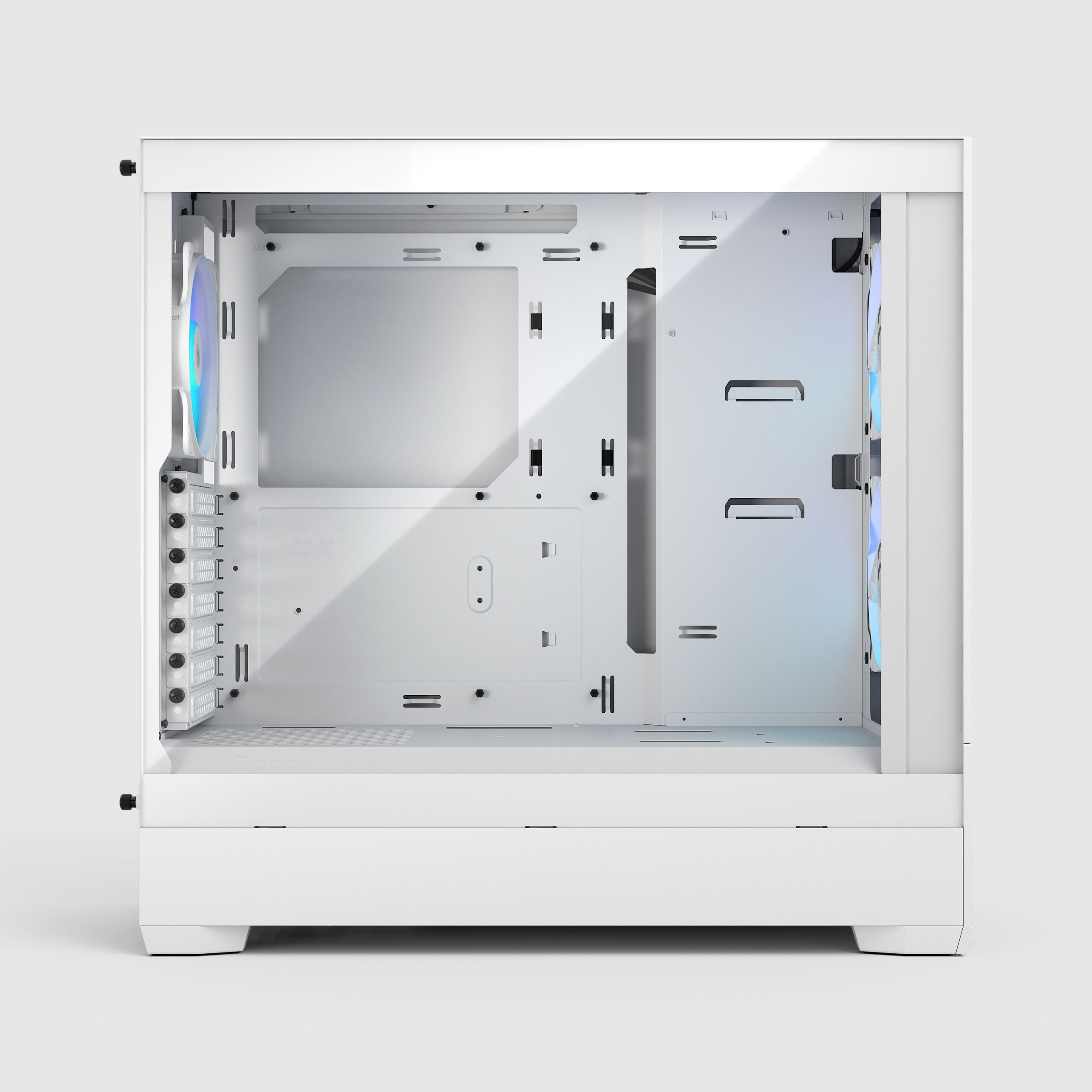 Pop Air RGB White TG Clear Tint | Fractal Design