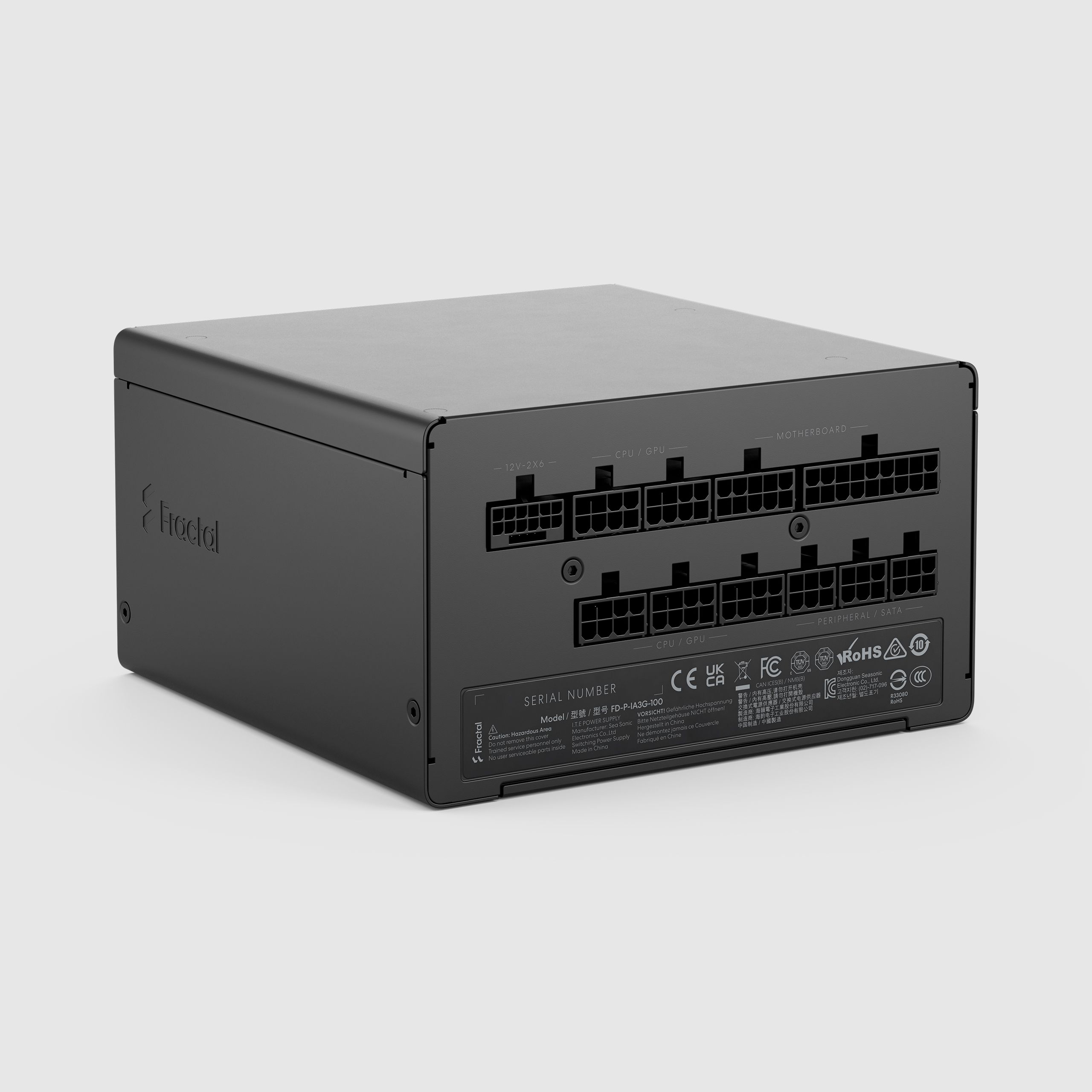 RAJAS Rajas Ion Gold 3箱セット Ion 3 Gold 1000W Black | Fractal Design
