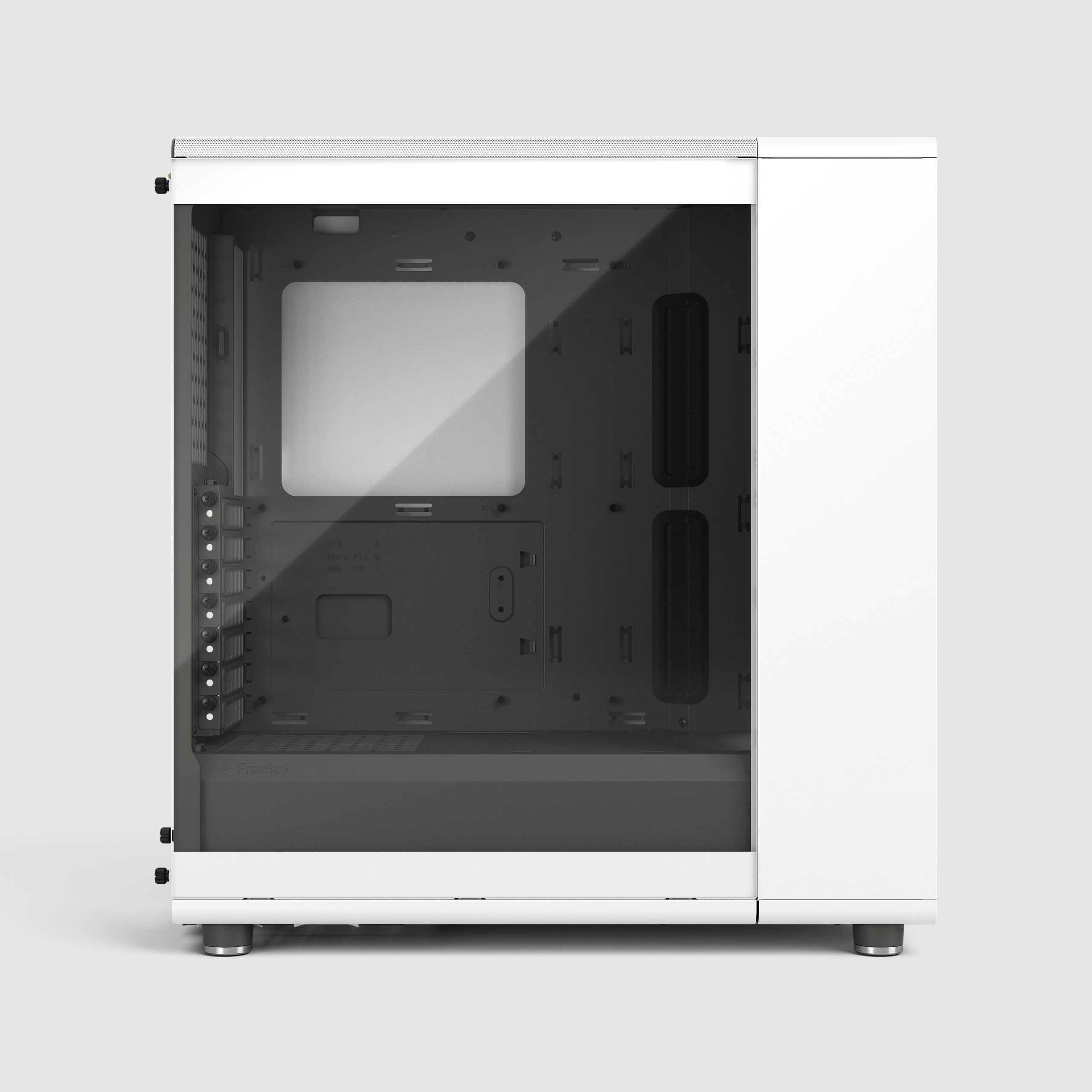 North Chalk White TG Clear | Fractal Design