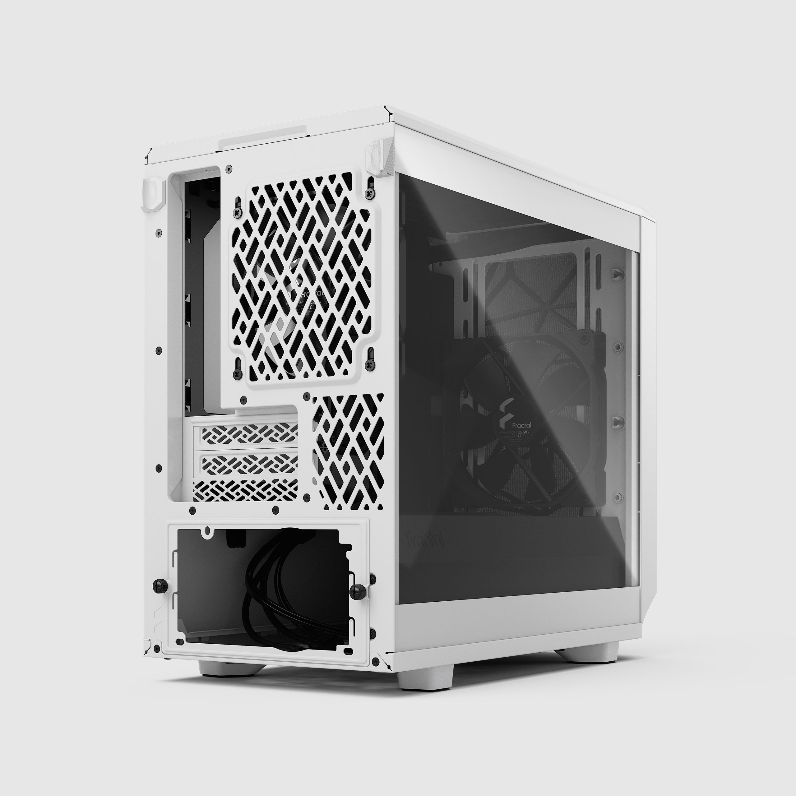 Meshify 2 Nano White TG Clear Tint | Fractal Design
