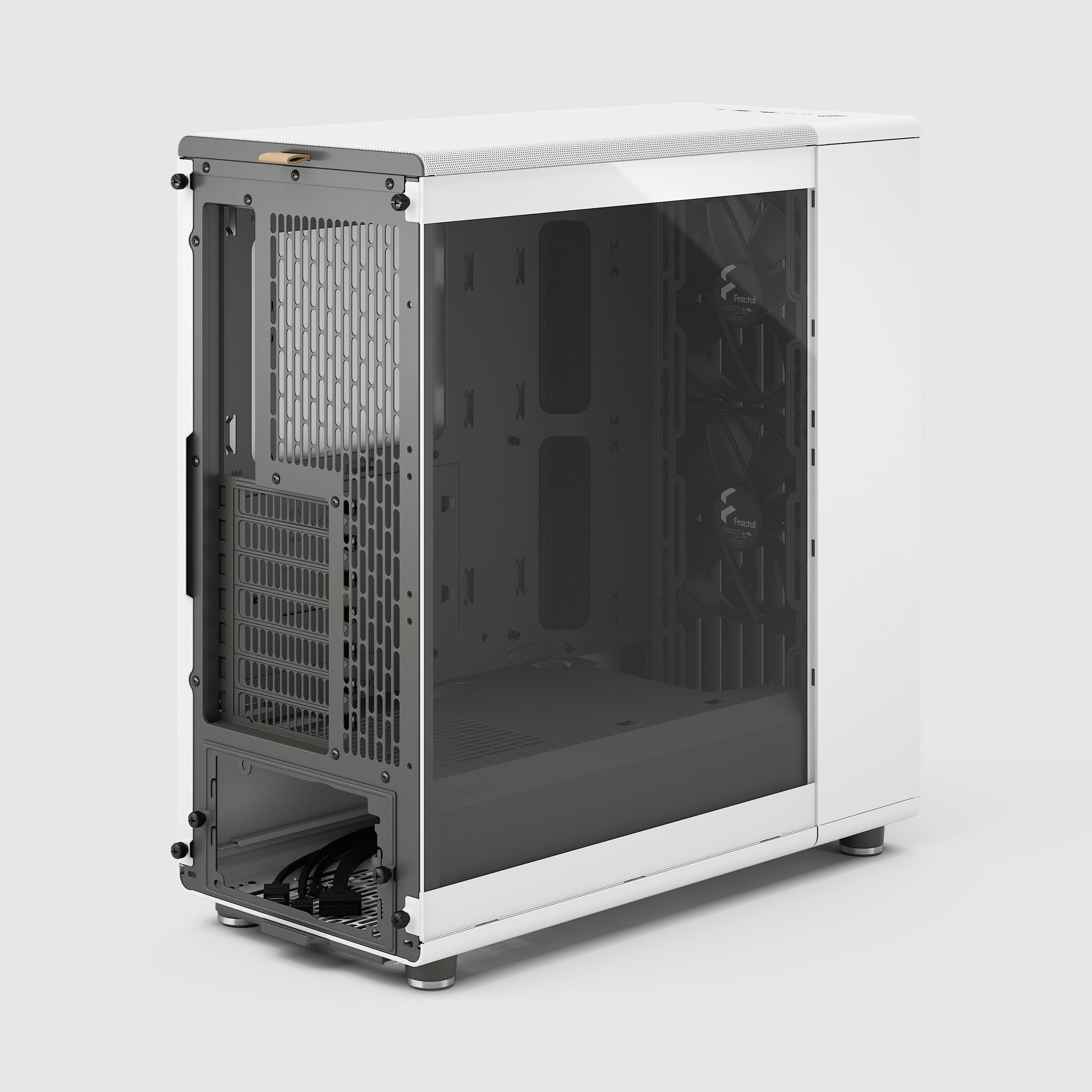 North Chalk White TG Clear | Fractal Design