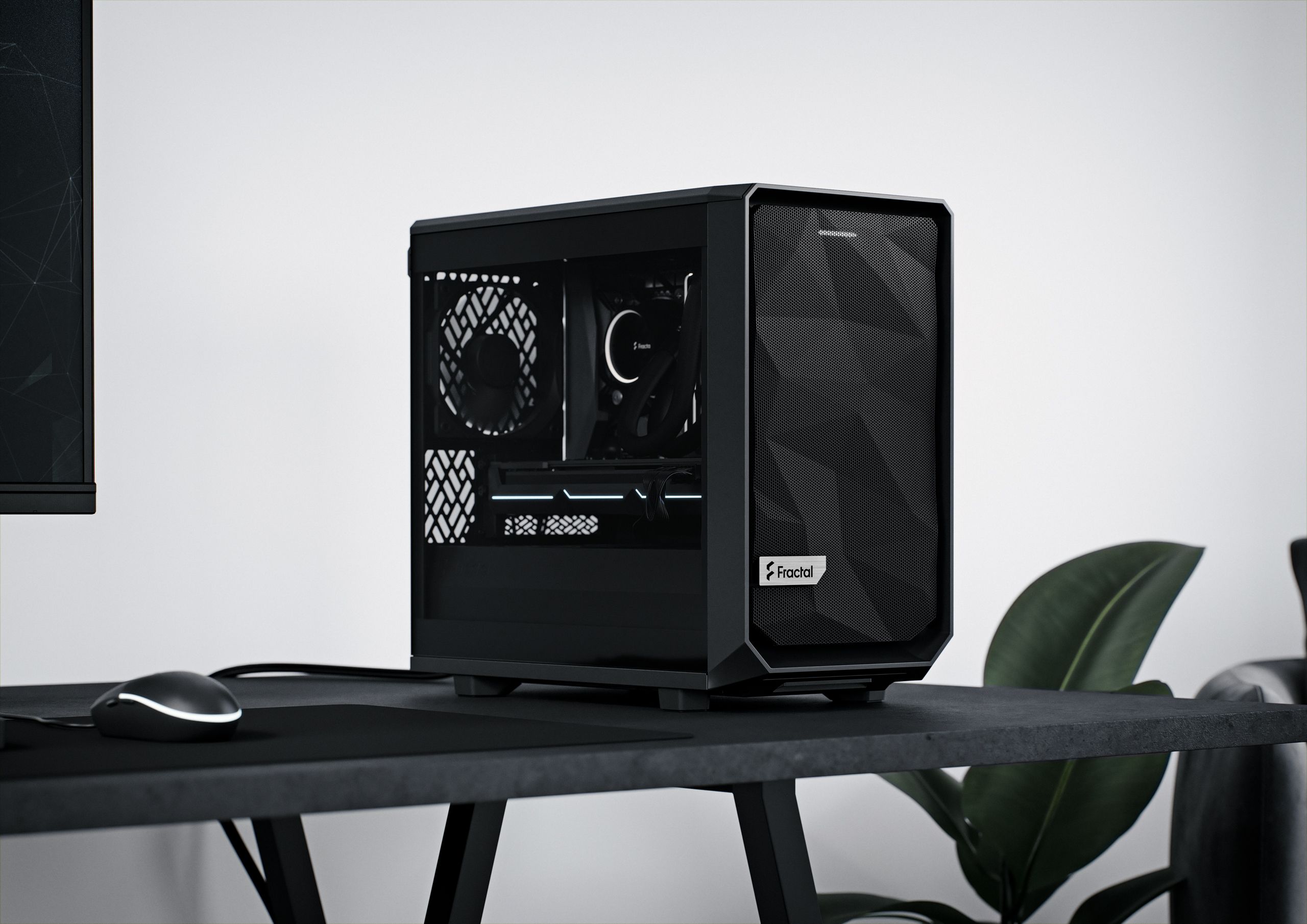 Meshify 2 Nano White TG Clear Tint | Fractal Design