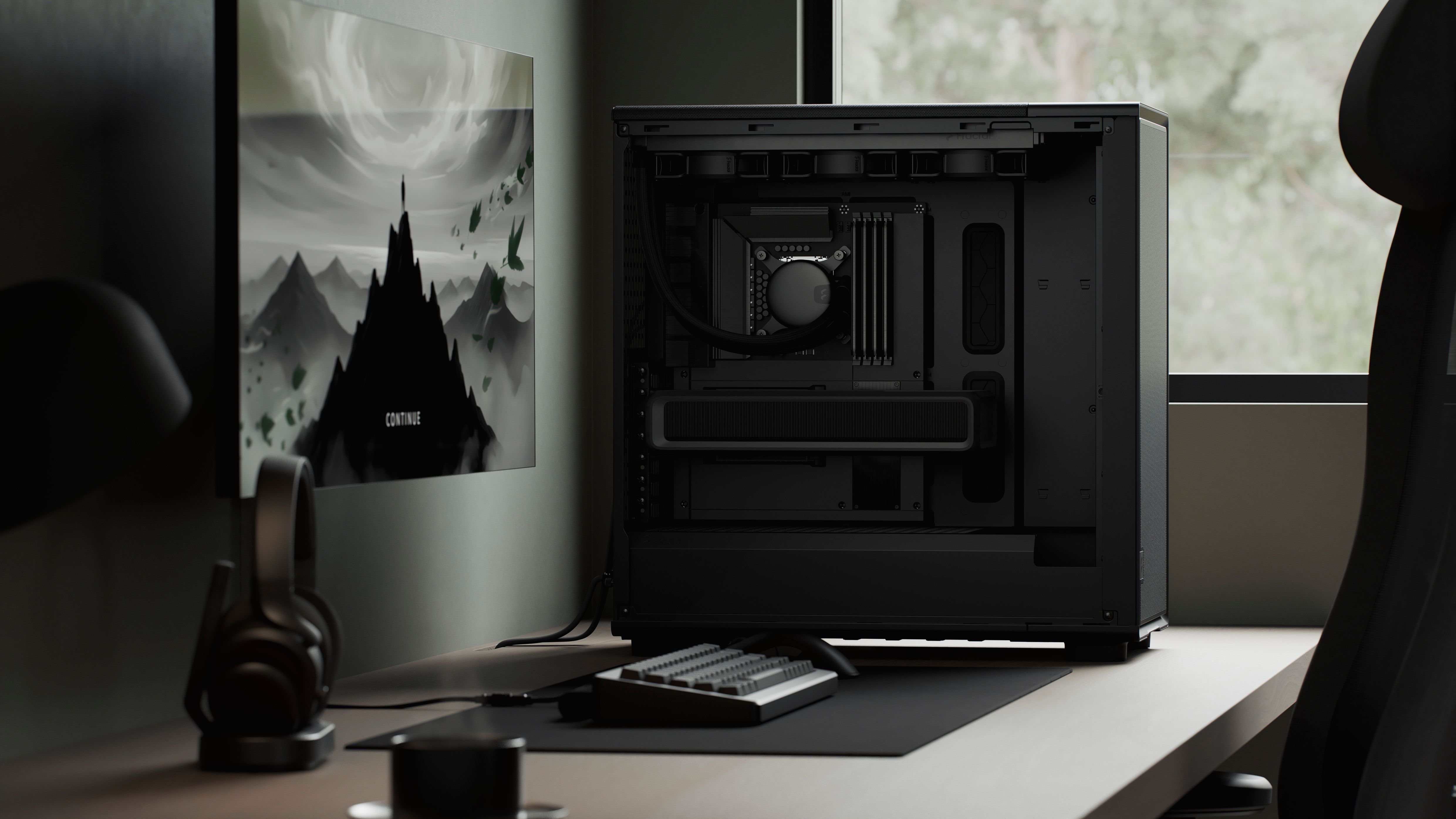Epoch XL White TG Clear Tint | Fractal Design