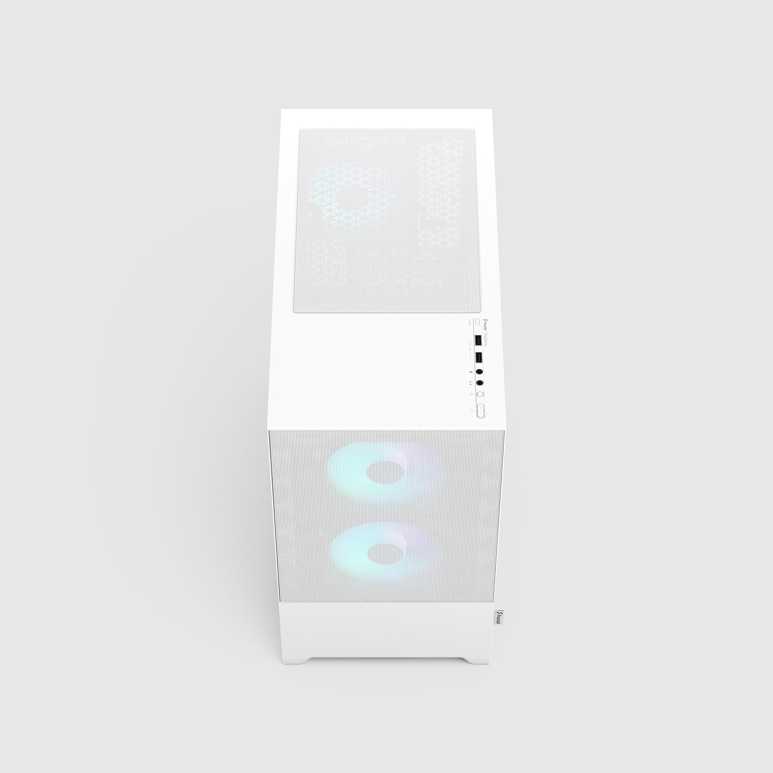 Fractal Pop Mini Air RGB White 美品 Pop Mini Air RGB White TG Clear Tint | Fractal Design
