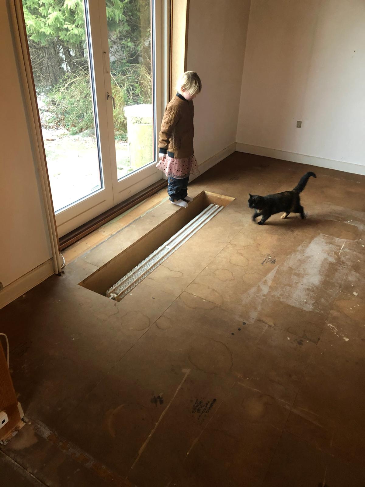 Make over af stuen i det gamle stuehus