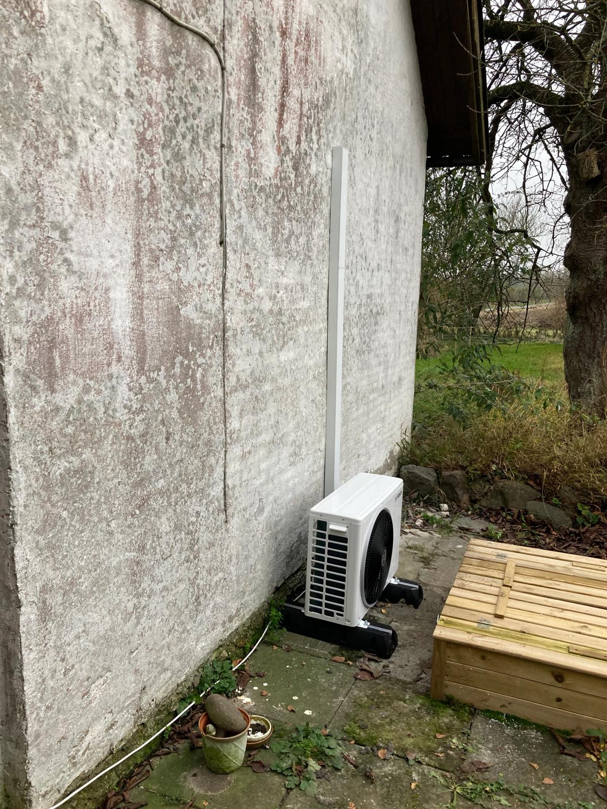 Oliefyret nedlægges og luft/luft sættes op