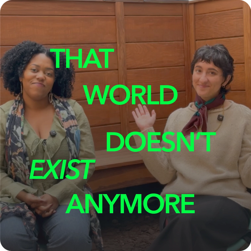 That World Doesn't Exist Anymore