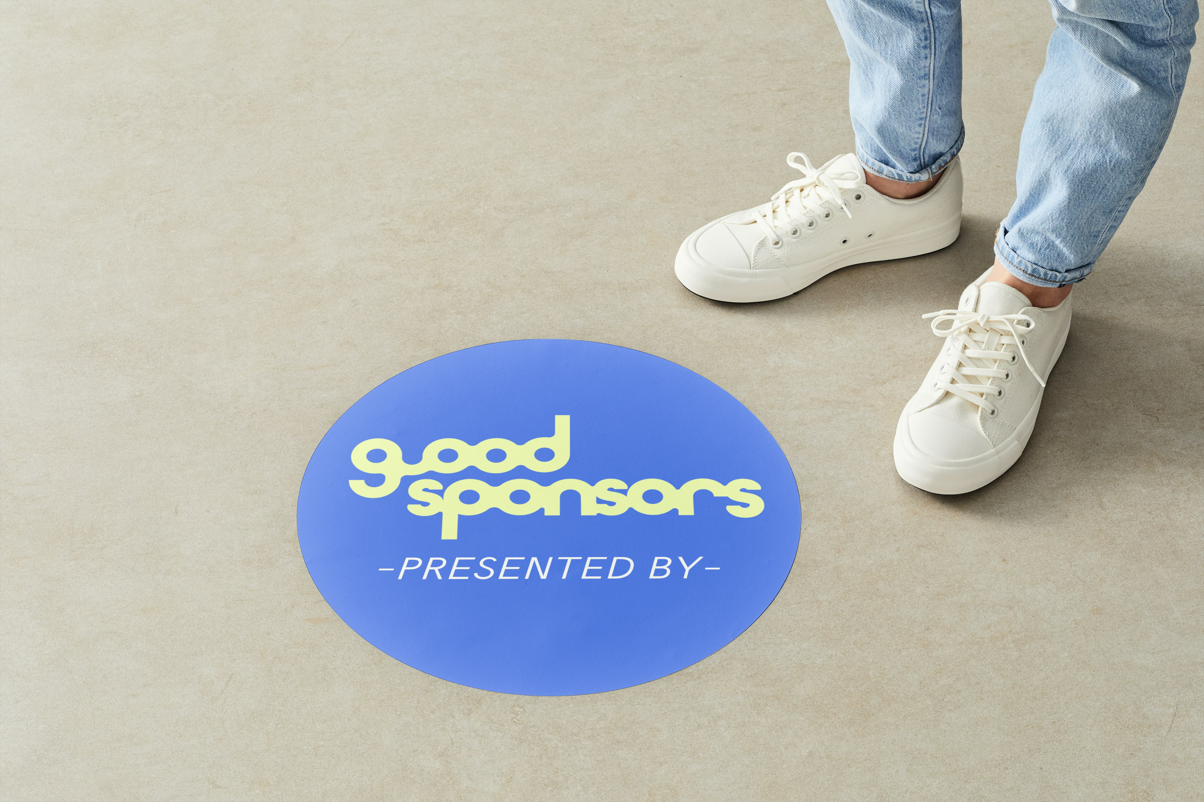 Good Sponsors Floor Decal