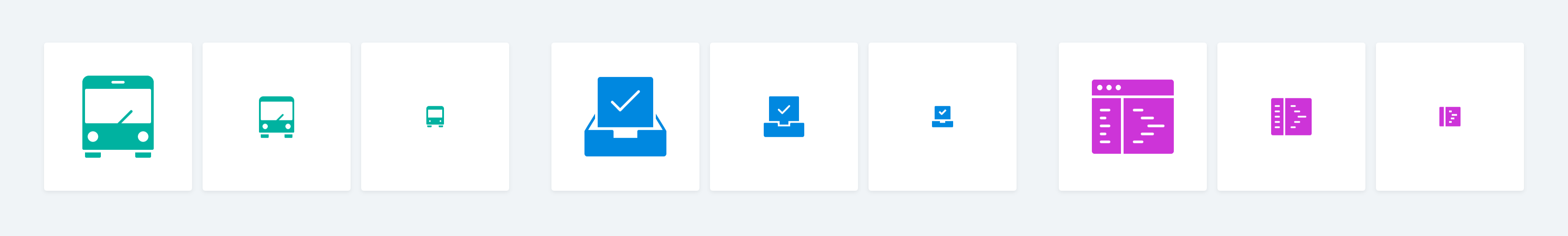 Responsive icons add detail at larger sizes.