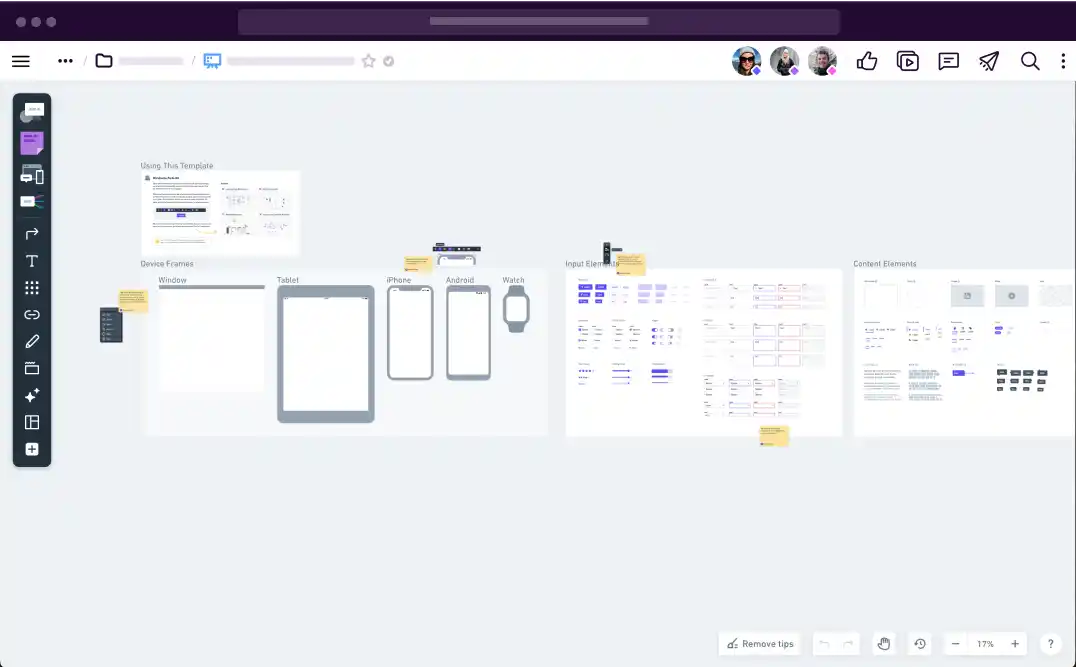 Free Low-Fidelity Wireframe Templates - Whimsical