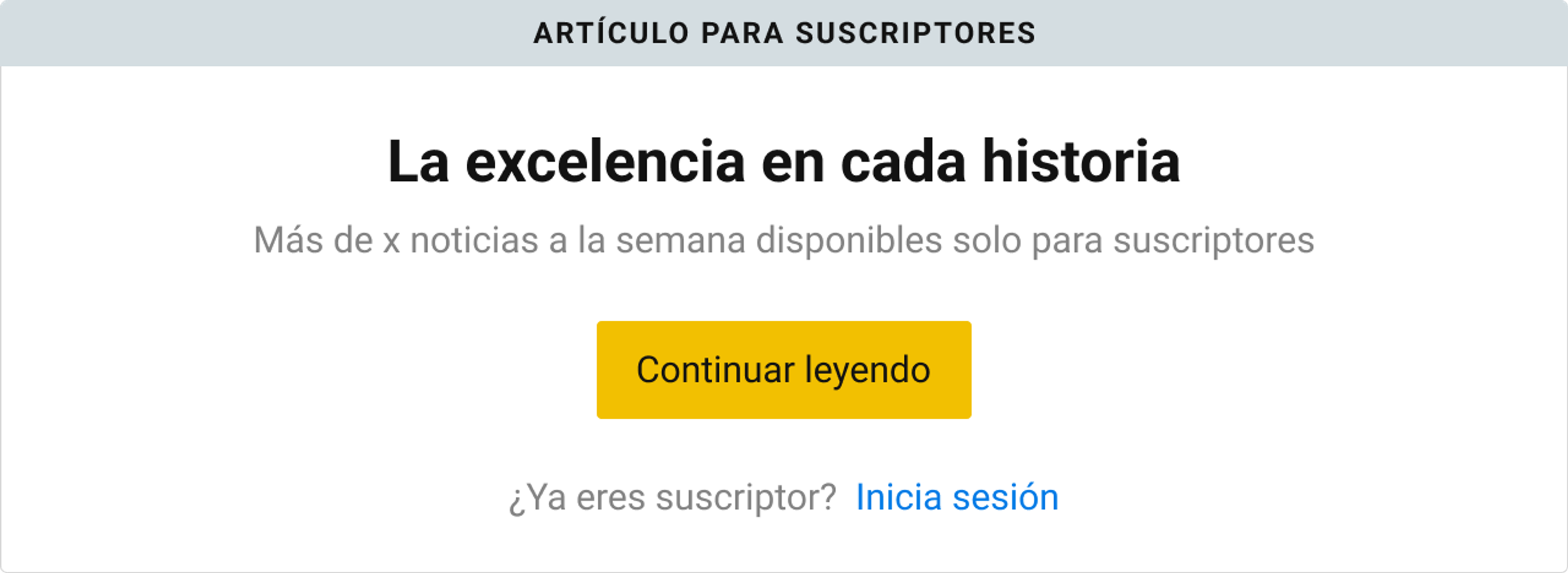 Simple Value Proposition Paywall 