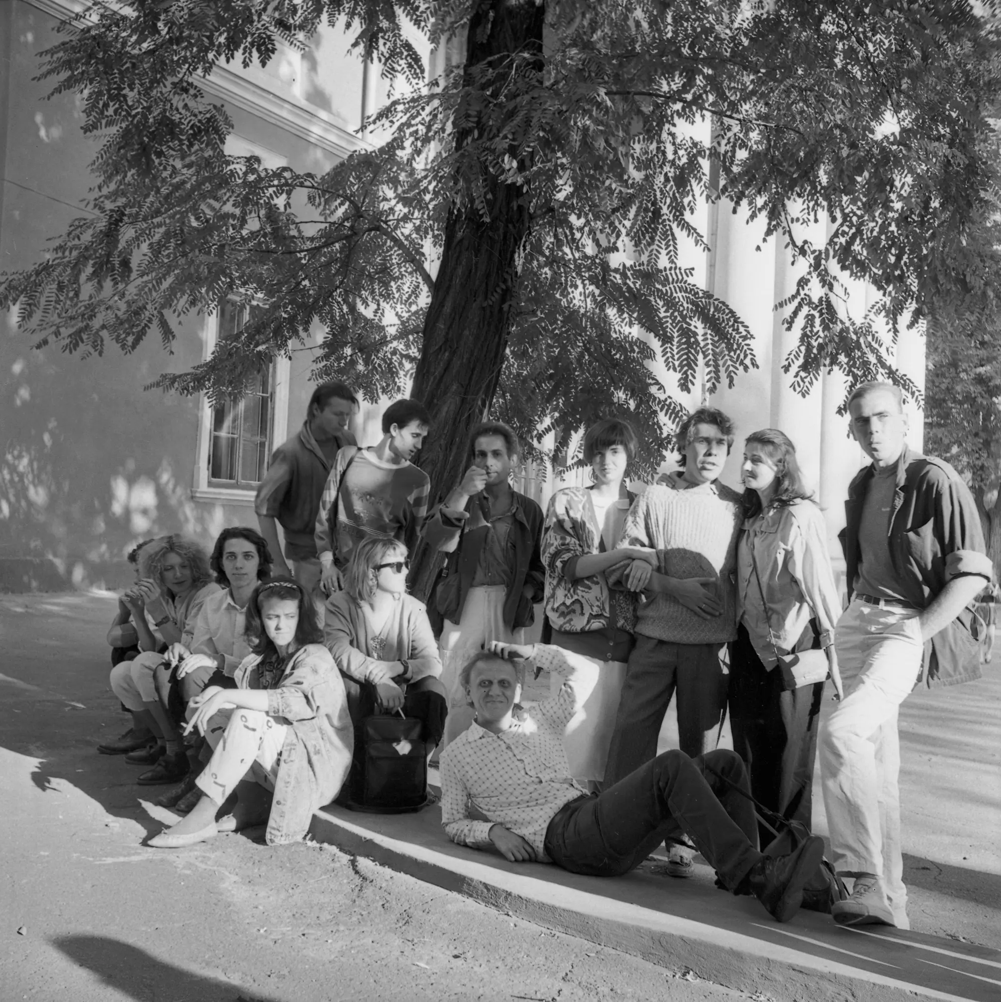 Participants of "Free Zone" exhibition, Odessa Art Museum, Ukraine, 1994