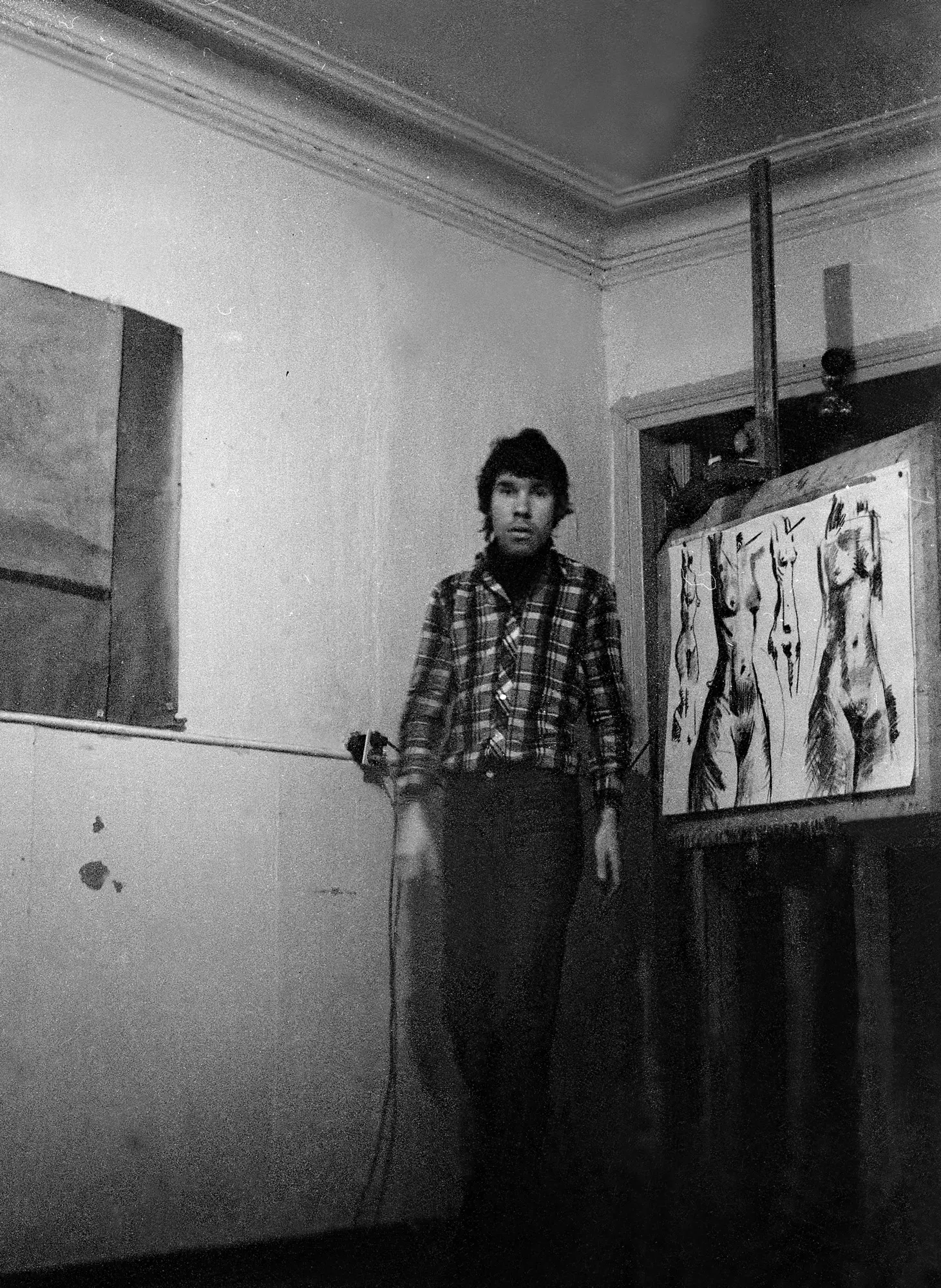 Vasiliy Ryabchenko in the studio photo by Valentin Khrushch