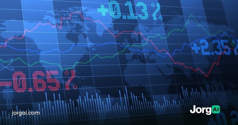 Global market chart with rate changes, cover for the Fed rate hike history study