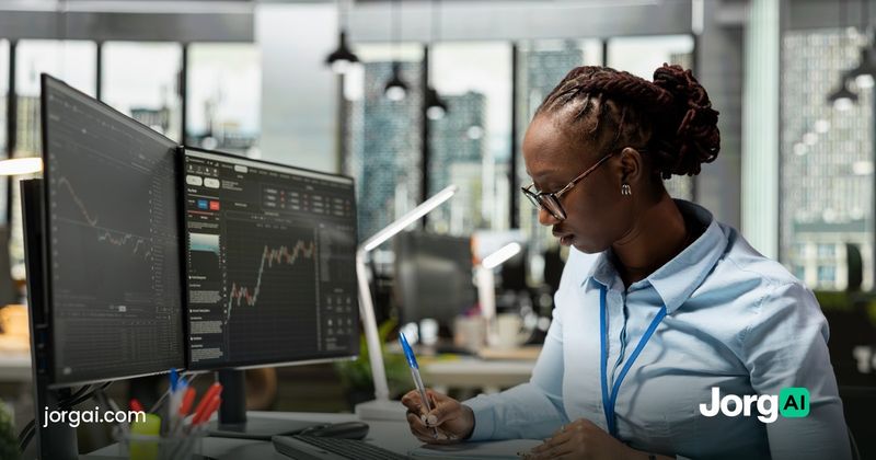 Trader at a desk with market screens, cover for the Crypto.com Exchange setup guide