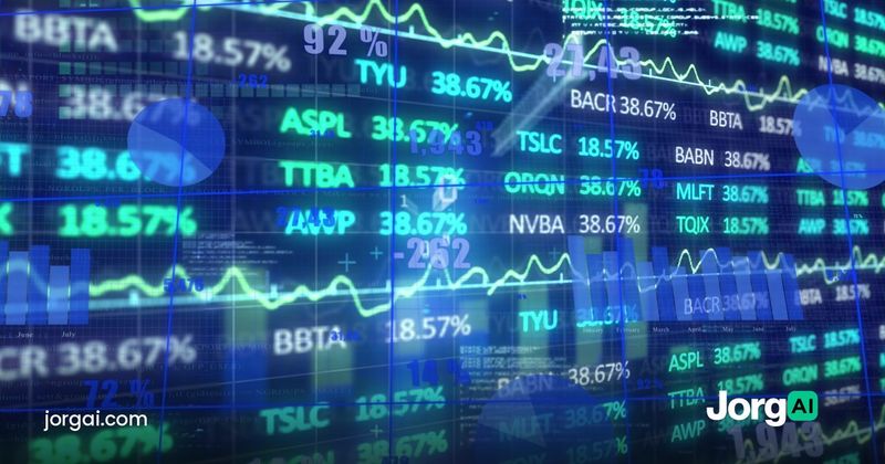 Stock ticker board with bank and market symbols, cover for the October 2026 bank earnings preview