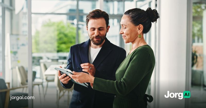 Two investors comparing an app on a phone, cover for the Autopilot alternative guide