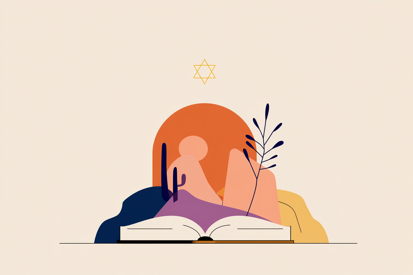Bar Mitzvah illustration, Forlods.com
