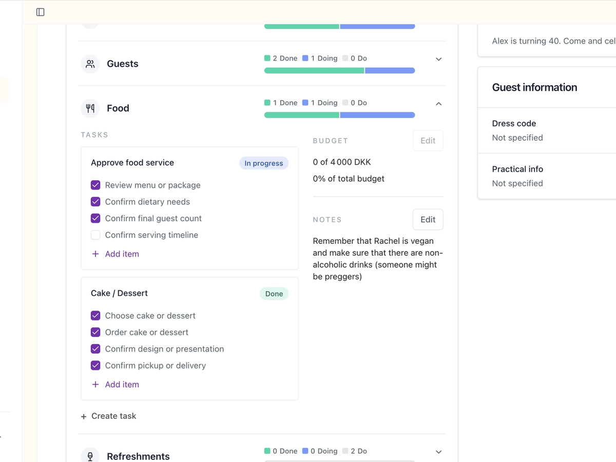 customizing events in forlods