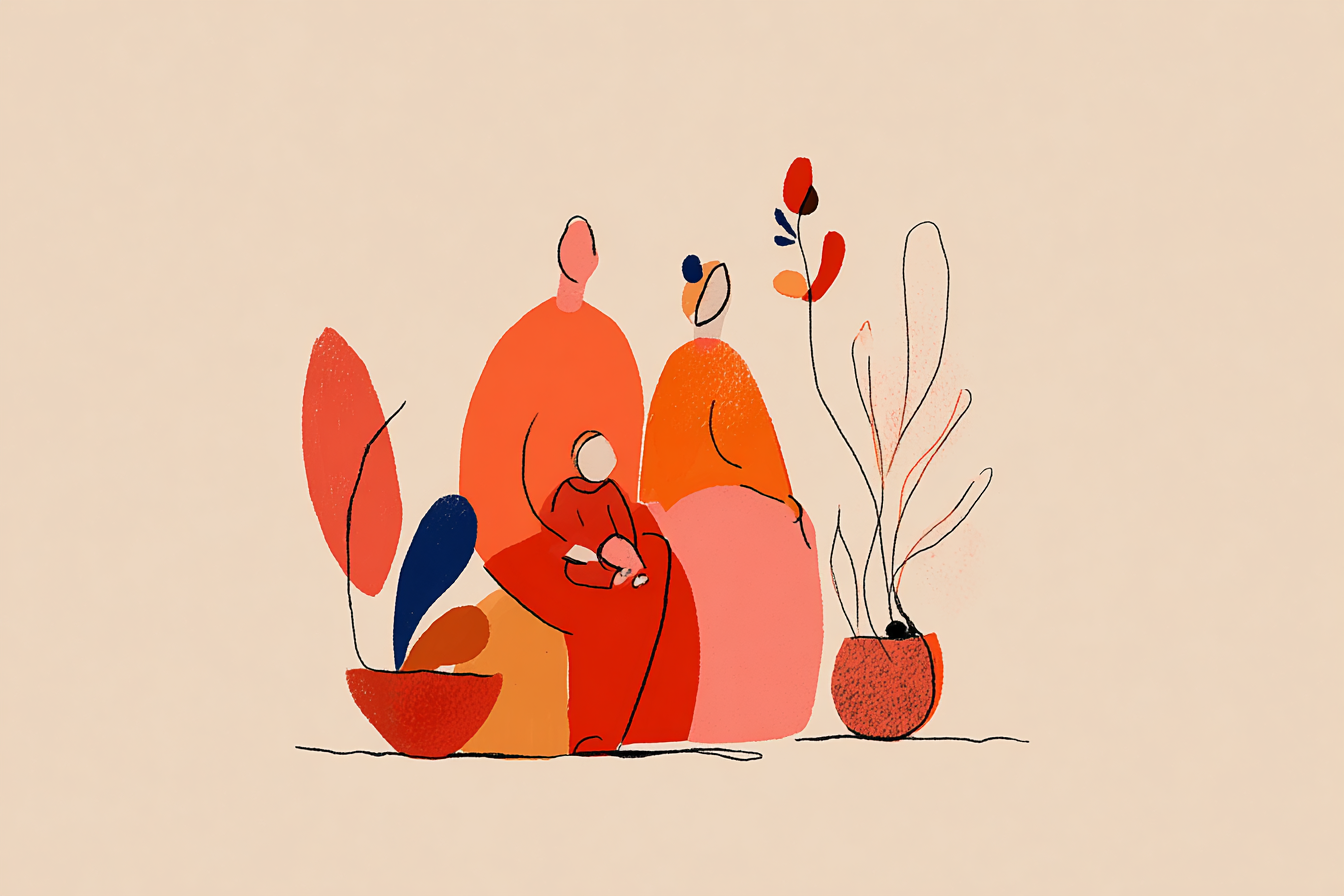 naming ceremony illustration, forlods.com