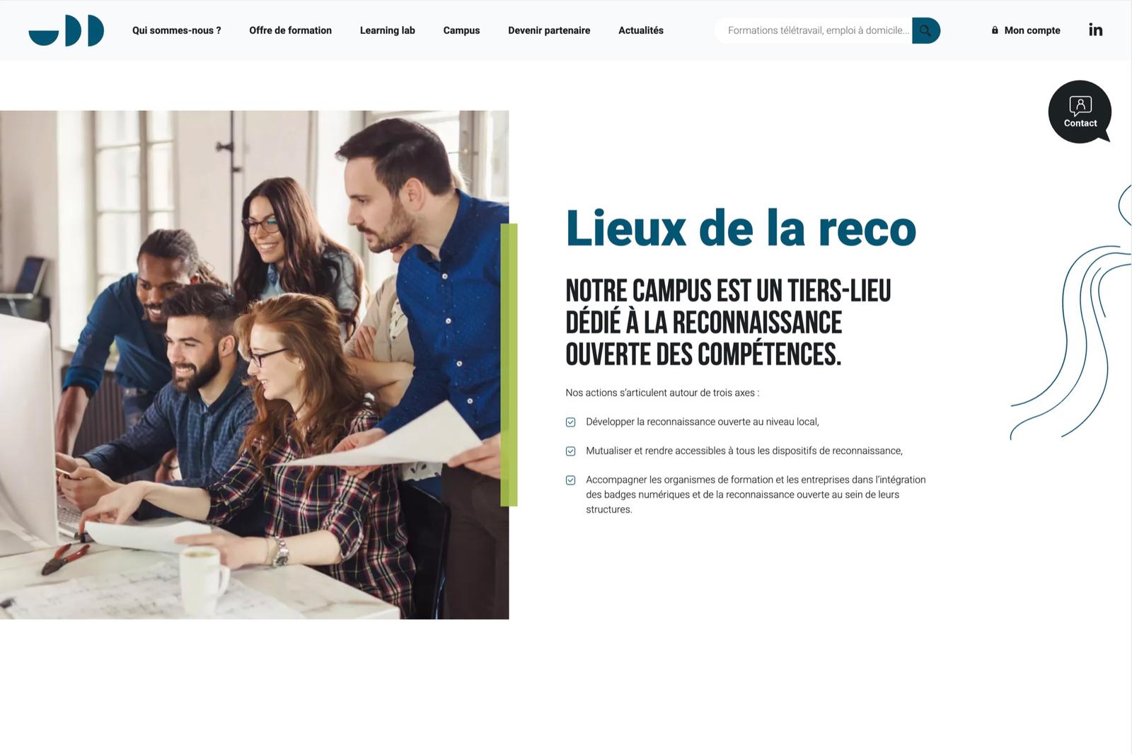 Reconnaissance · Tiers-lieu campus