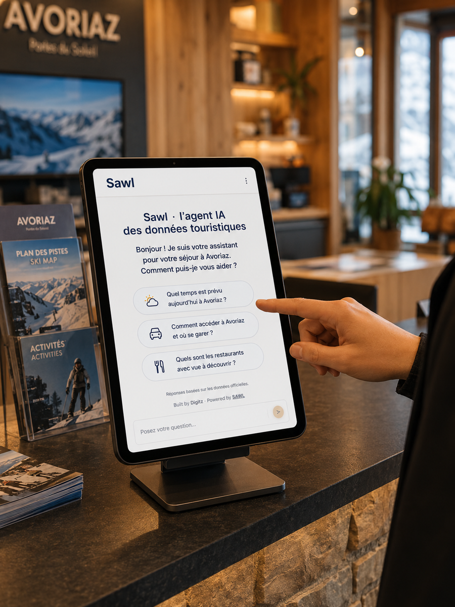 Sawl · l'agent IA des données touristiques · undefined