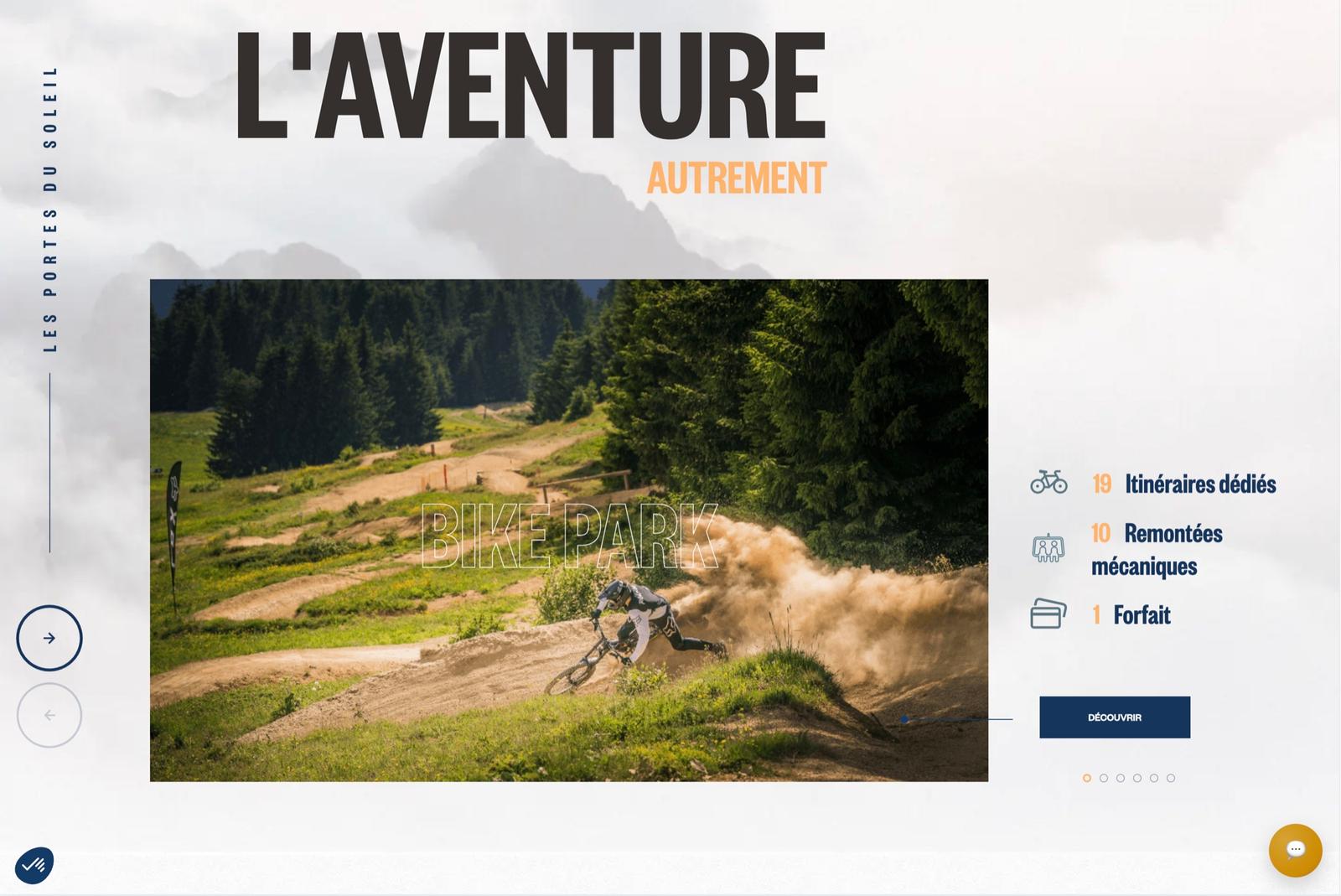 Activités été · Bike Park