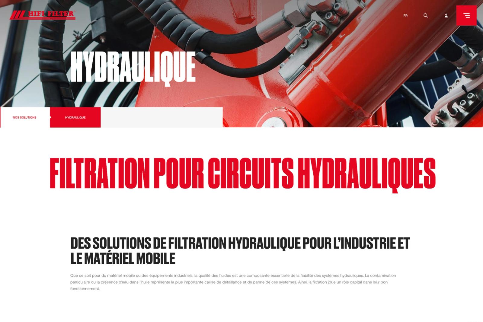Filtration hydraulique