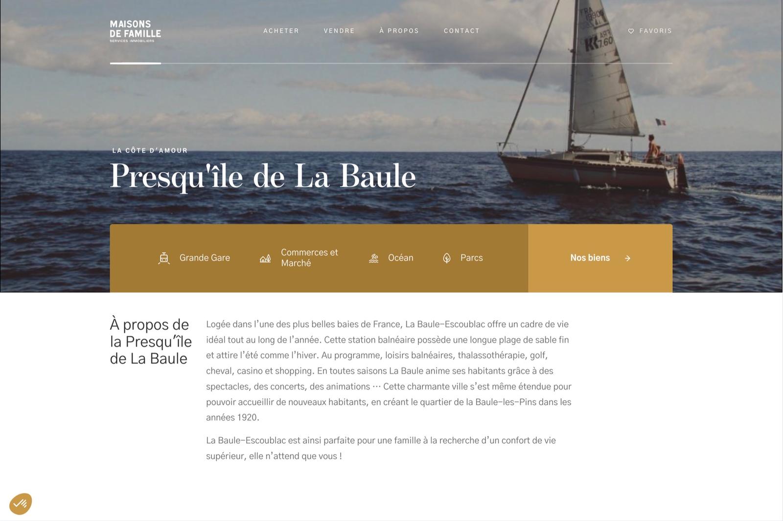 Secteur · Presqu'île de La Baule